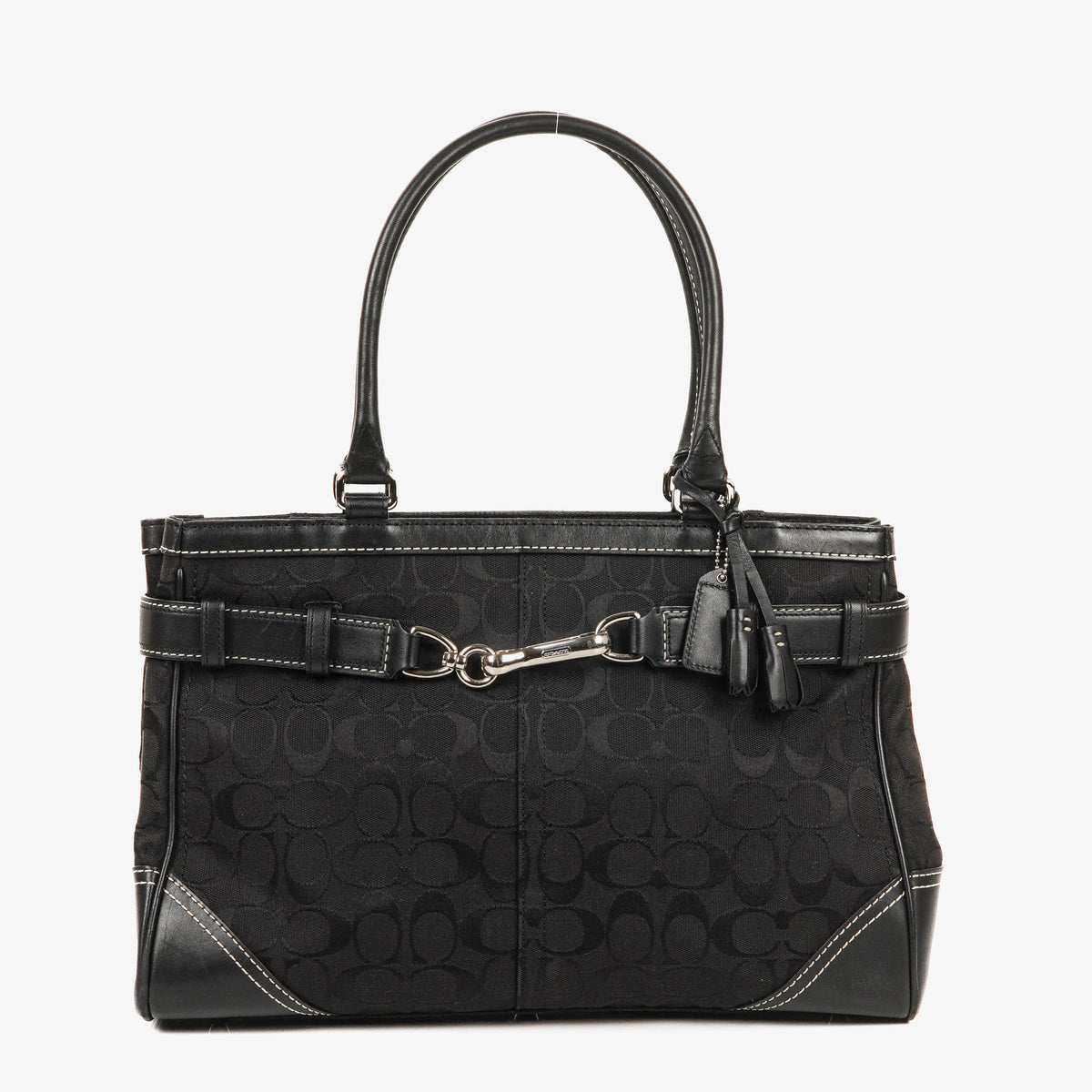 Coach Hampton Signature Canvas Bag