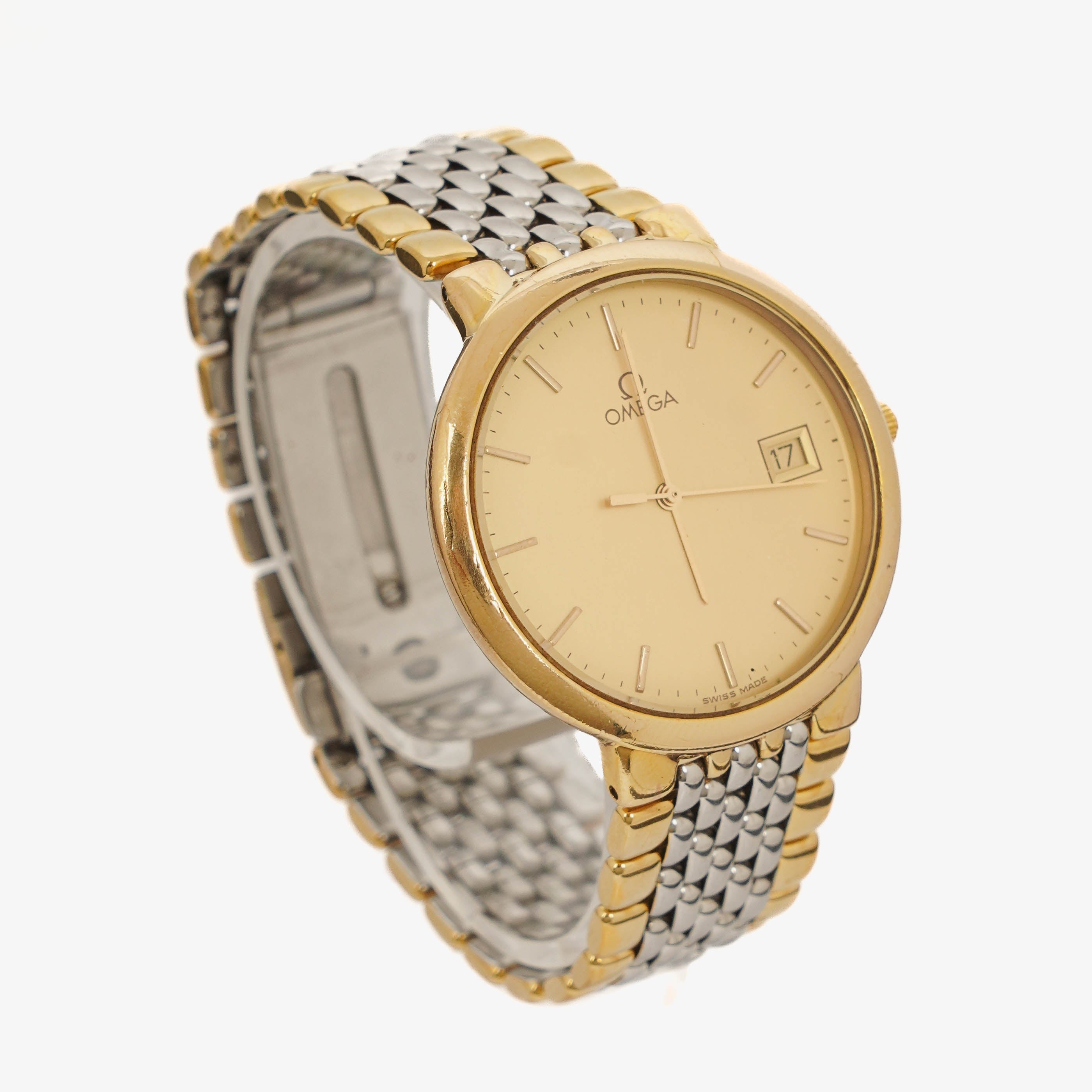 Omega De Ville Two-Tone Stainless Steel 33mm Quartz Watch