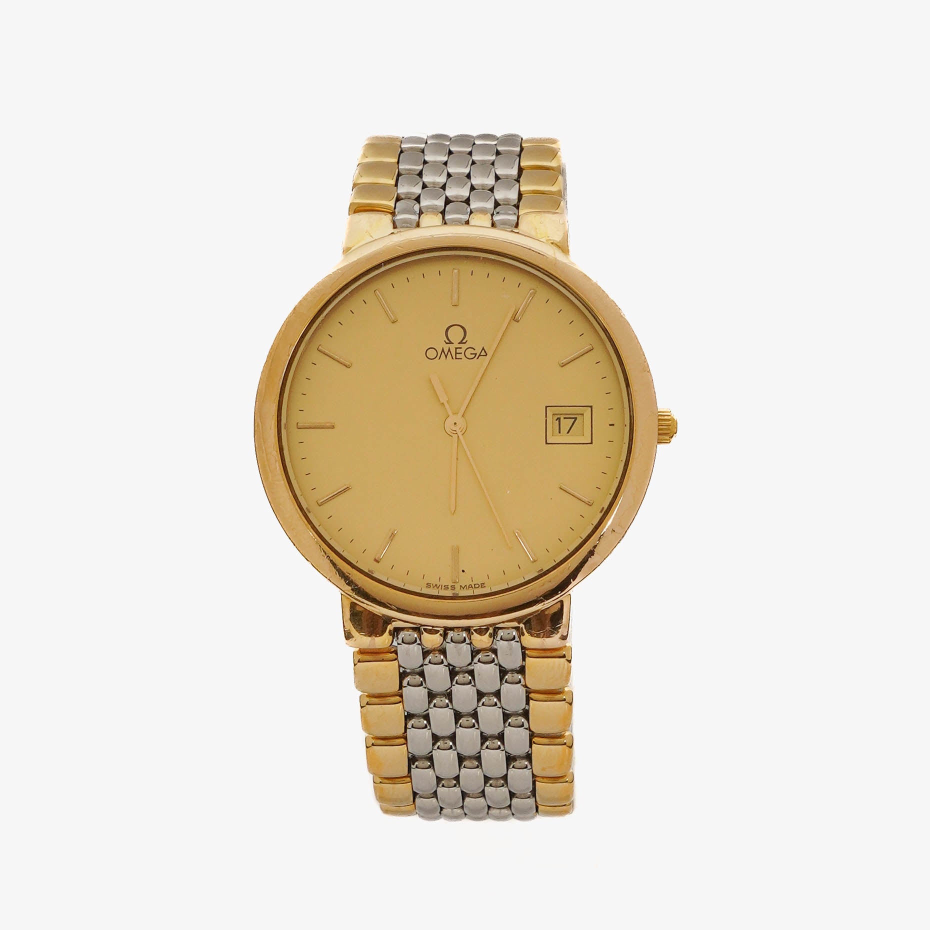 Omega De Ville Two-Tone Stainless Steel 33mm Quartz Watch