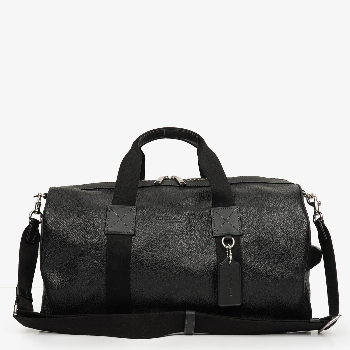 Coach Black Explorer Duffle Travel Bag