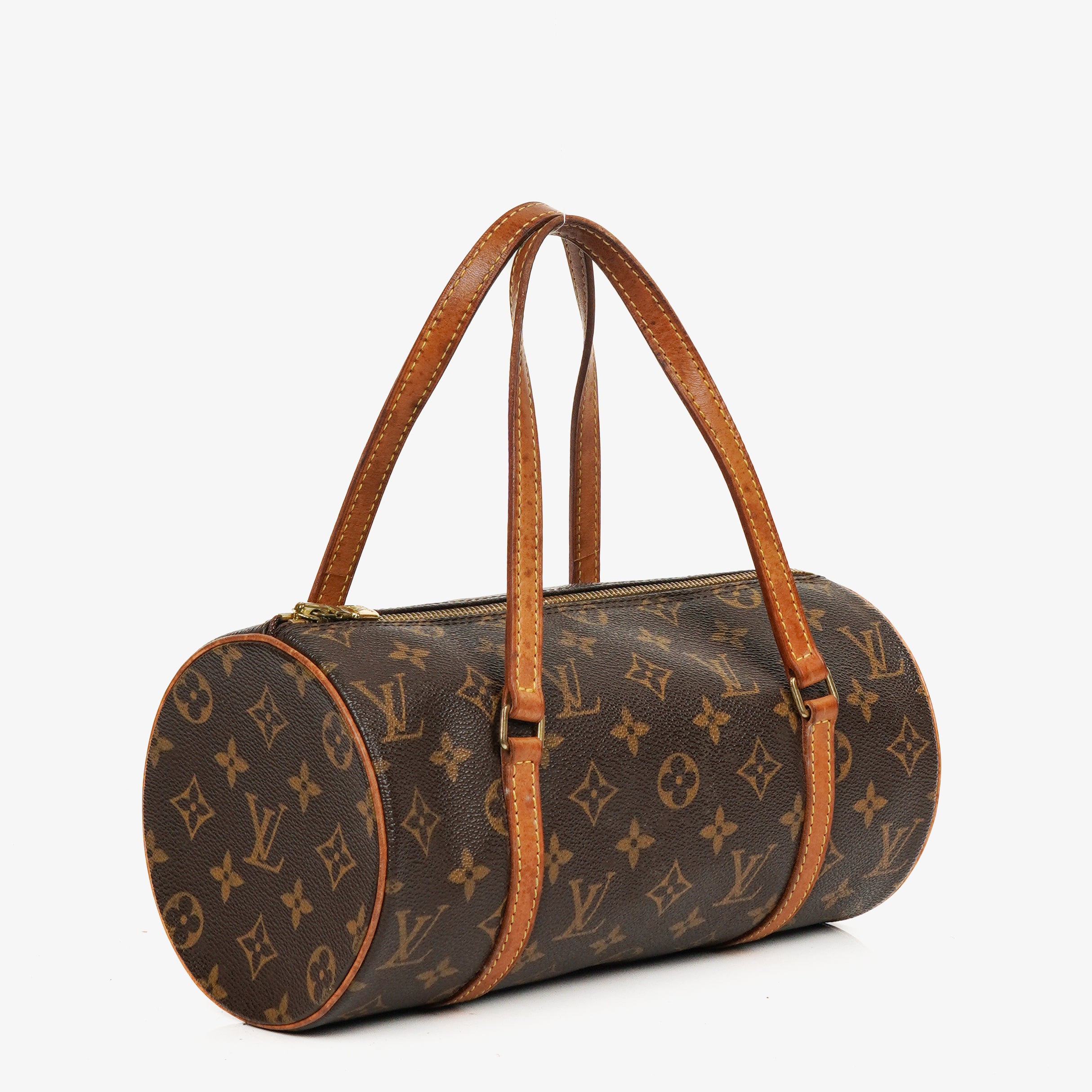Louis Vuitton Papillon 25 Vintage Monogram Canvas Handbag