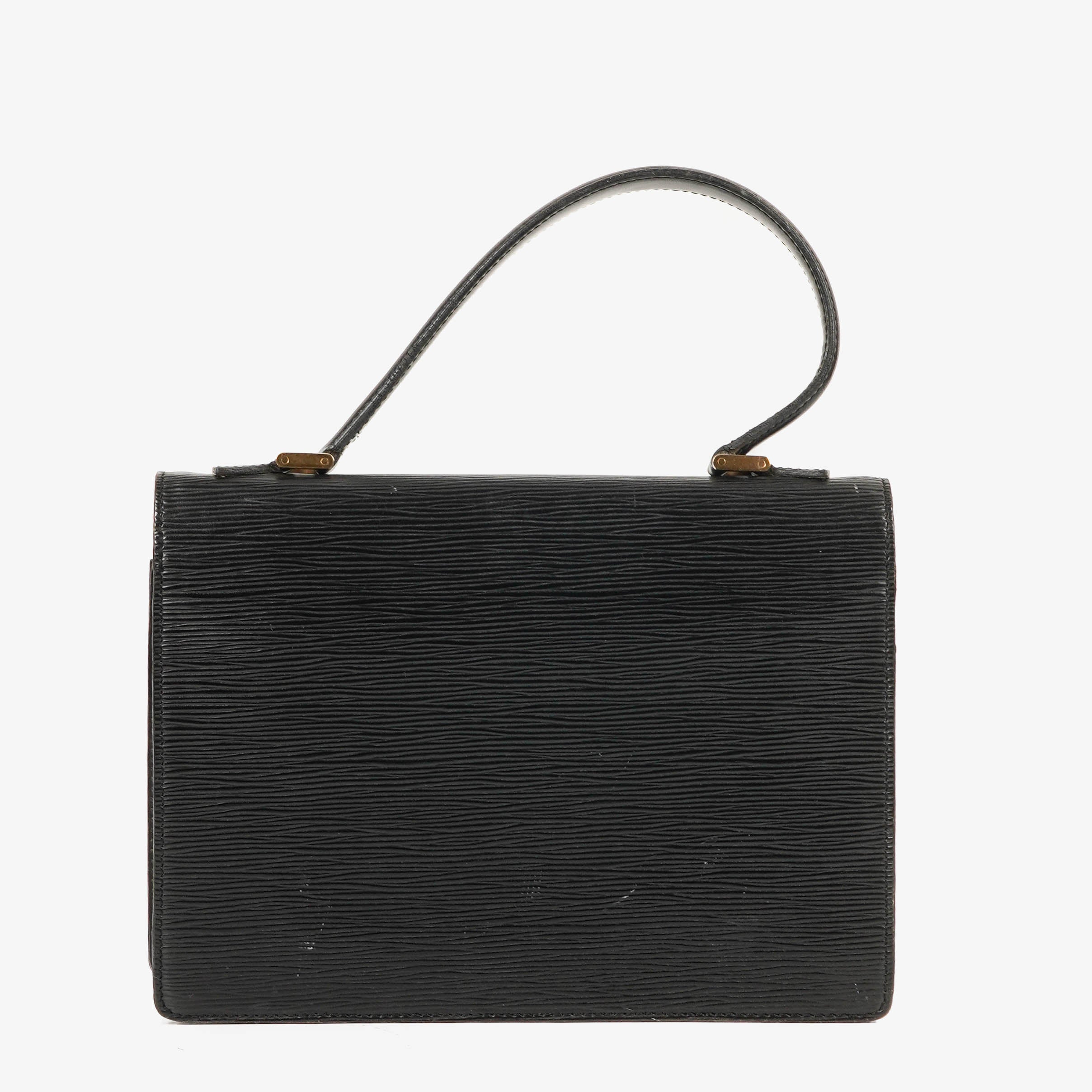 Louis Vuitton Concorde Black EPI Leather Bag