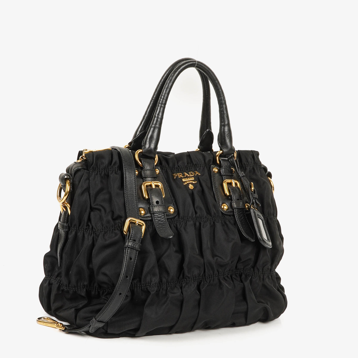 Prada Tessuto Gaufre Nero Bag