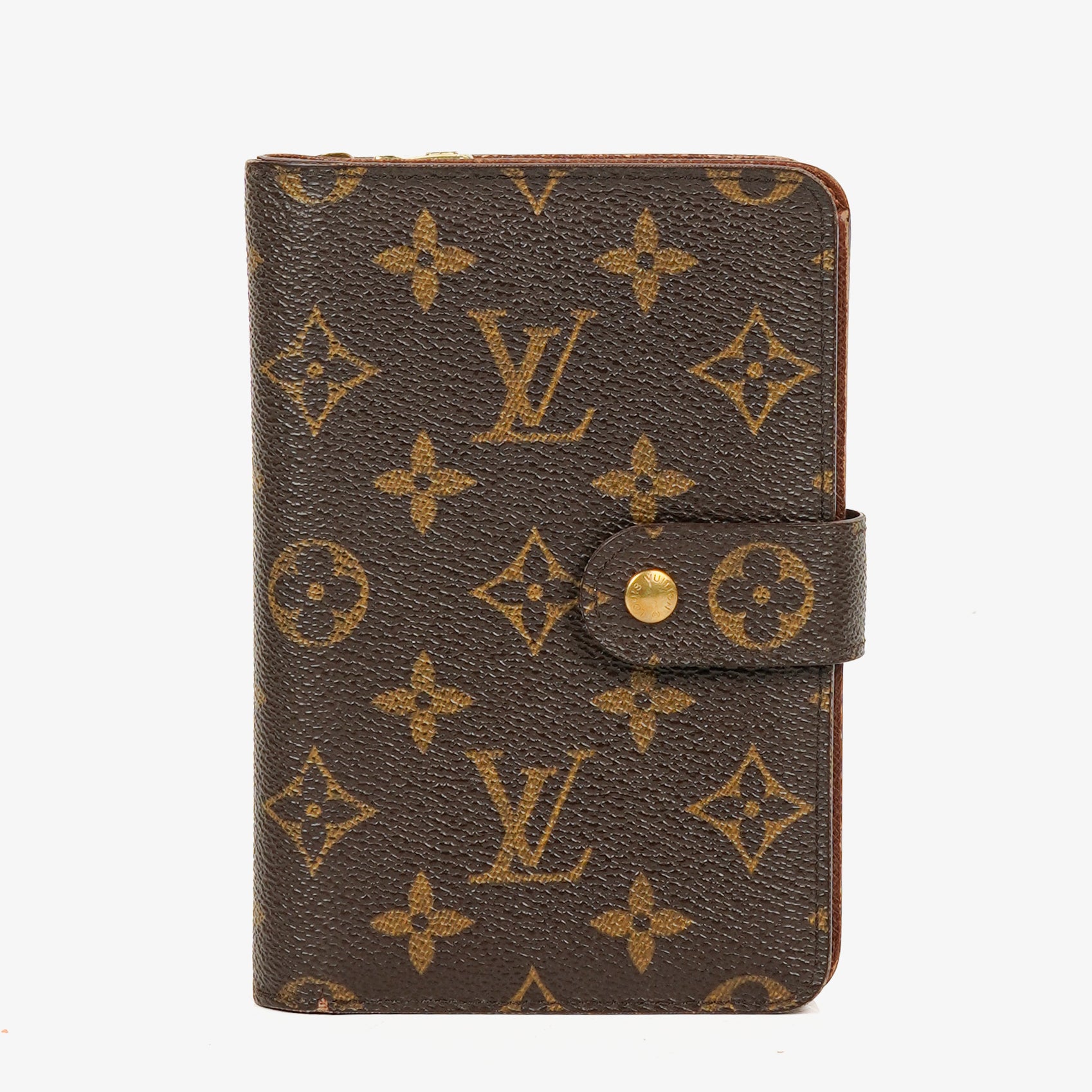 Louis Vuitton Monogram Canvas Compact Zippy Wallet