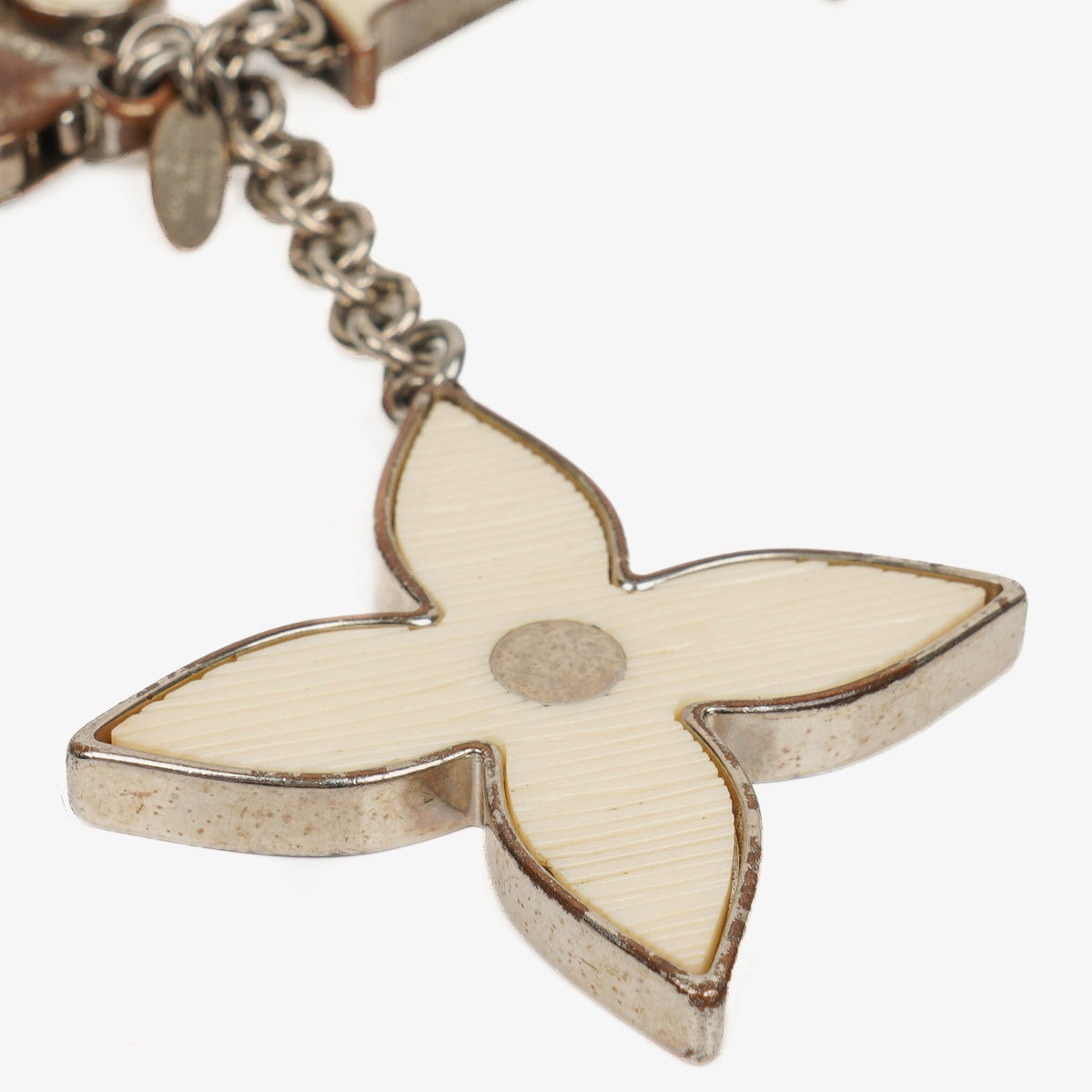 Louis Vuitton Ivory Fleur d Epi Bag Charm