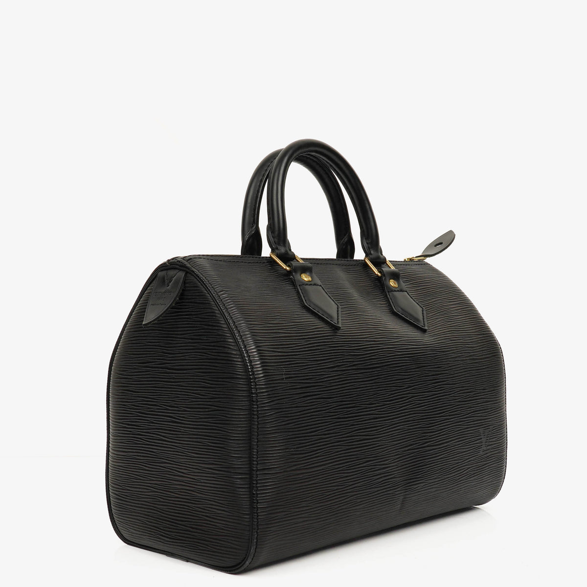 Louis Vuitton Speedy 25 Black EPI Leather Handbag