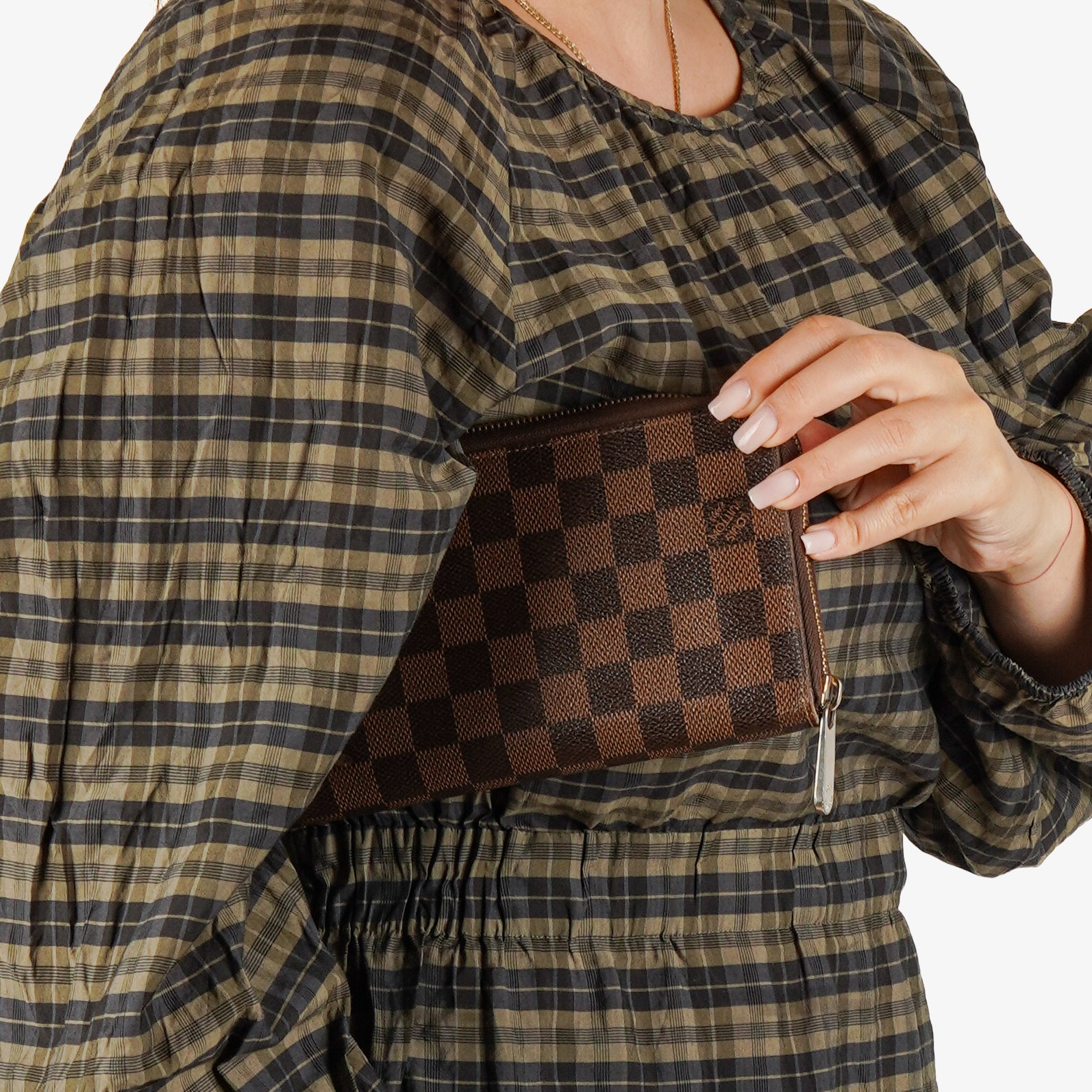 Louis Vuitton Damier Ebene Zippy Organizer Wallet