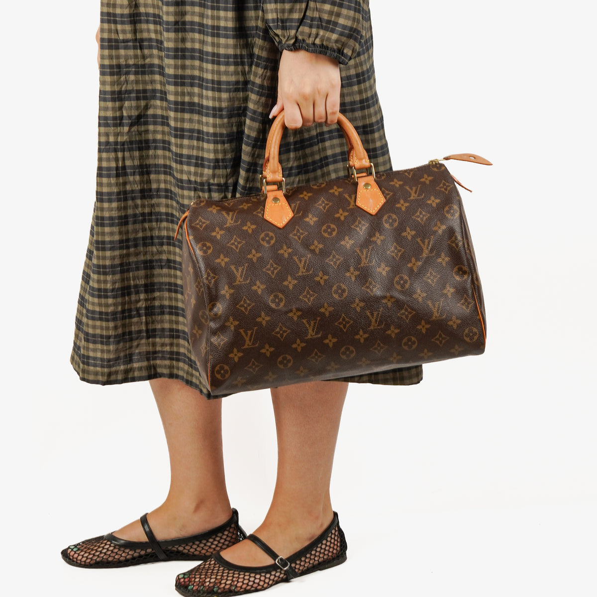 Louis Vuitton Speedy 35 Monogram Canvas Handbag
