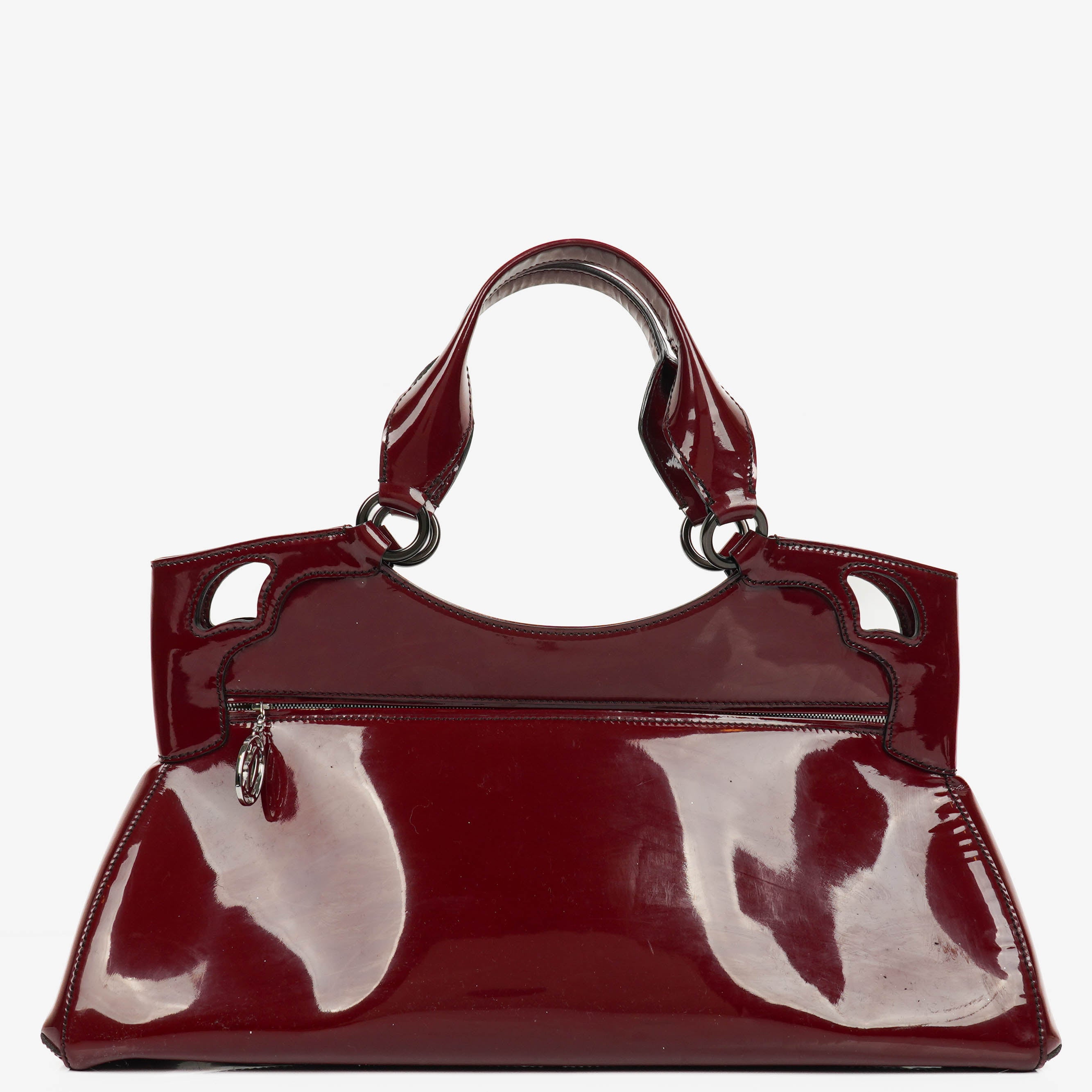 Cartier Marcello de Cartier Patent Leather Handle Bag