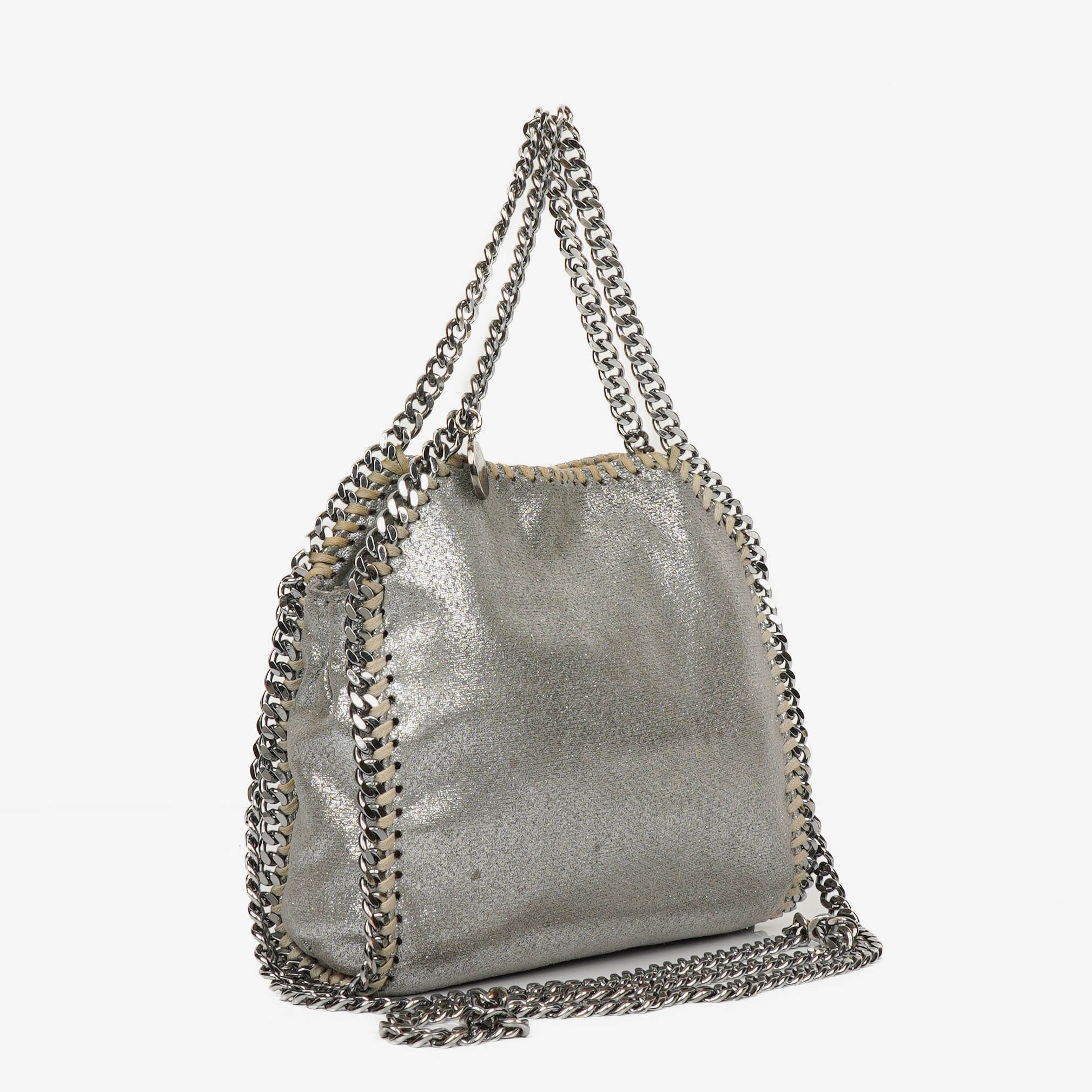 Stella McCartney Falabella Tiny Tote Vegan Shaggy Deer Bag