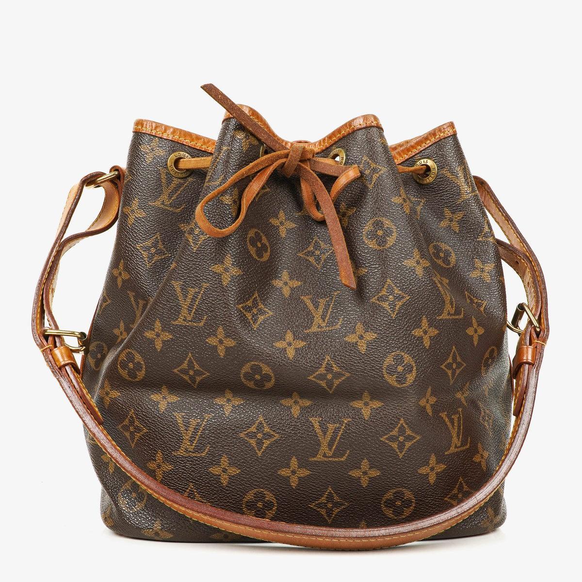 Louis Vuitton Petit Noe Monogram Canvas Shoulder Bag