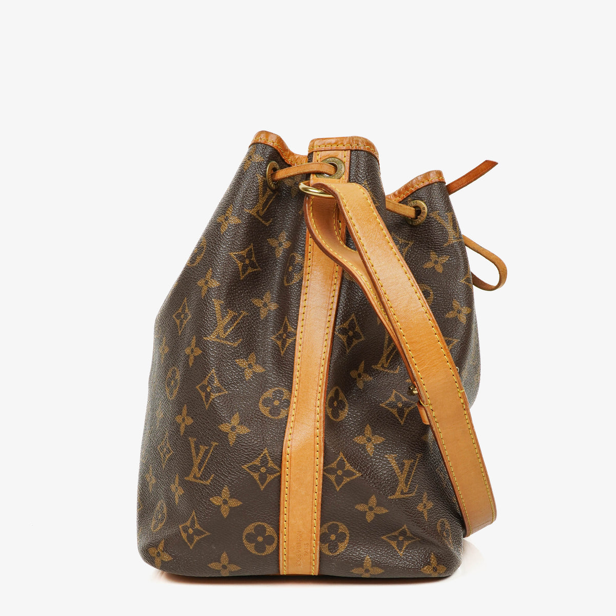 Louis Vuitton Petit Noe Monogram Canvas Shoulder Bag