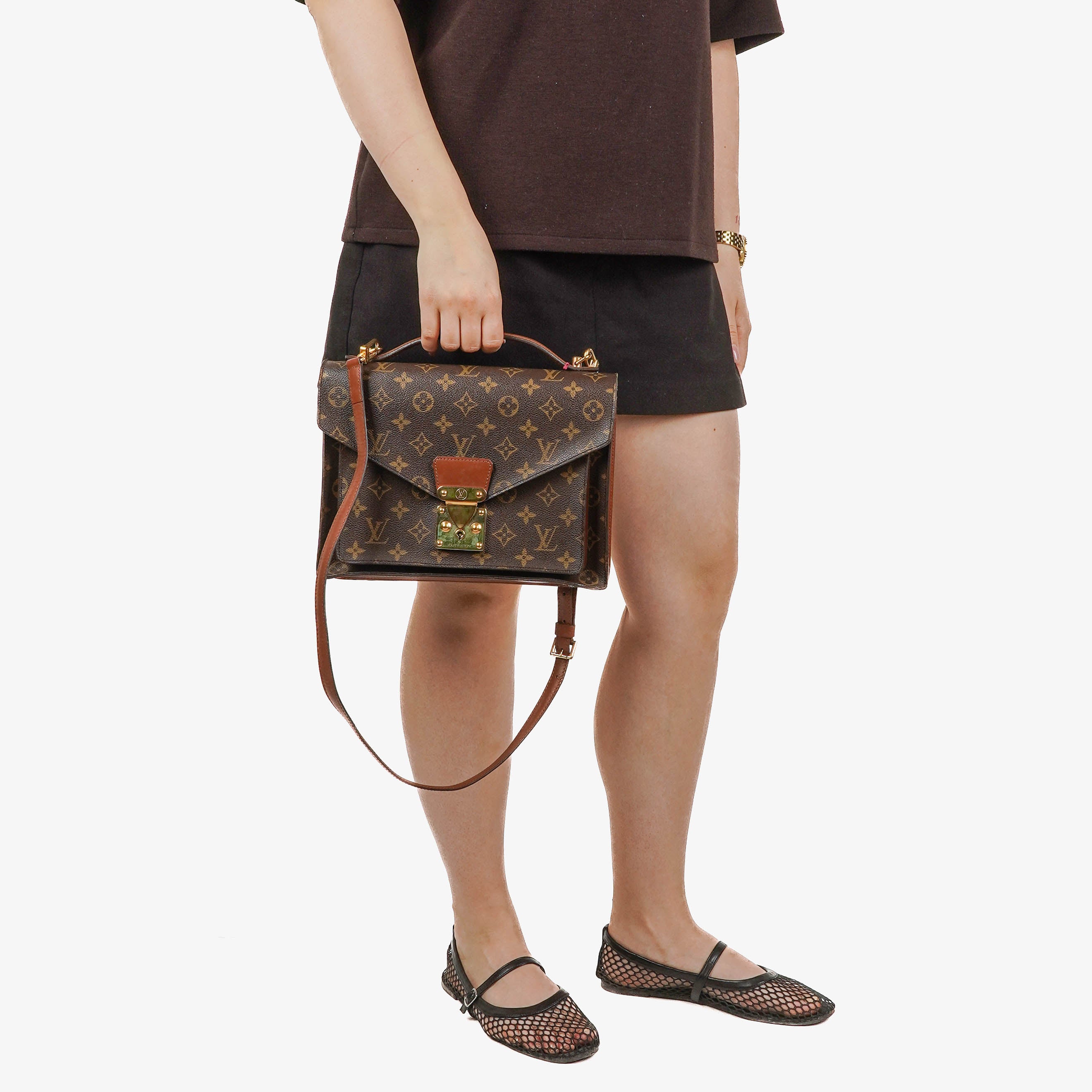 Louis Vuitton Concorde Monogram Canvas Bag