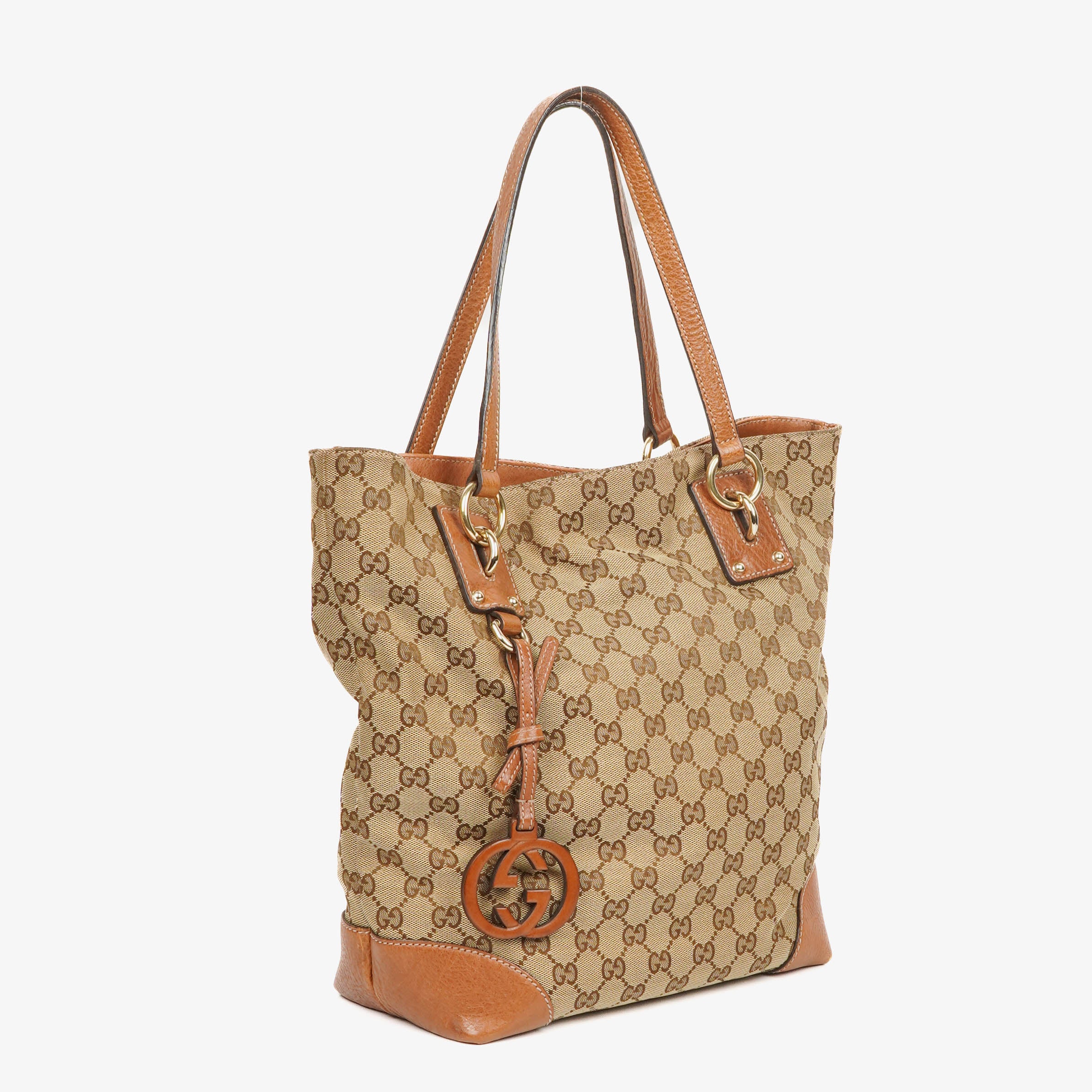 Gucci GG Canvas Charm Tote Bag