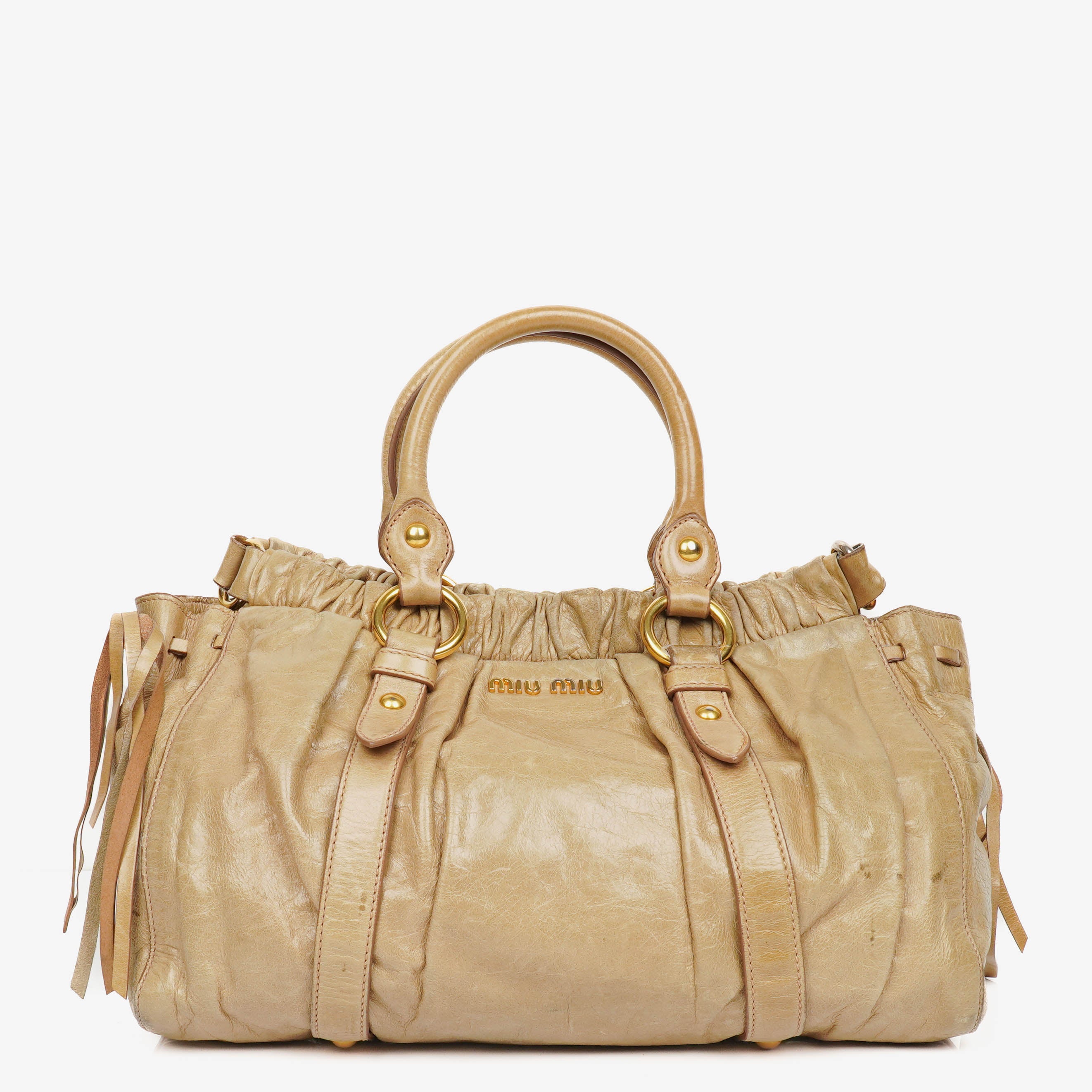 Miu Miu Vitello Satchel Bag