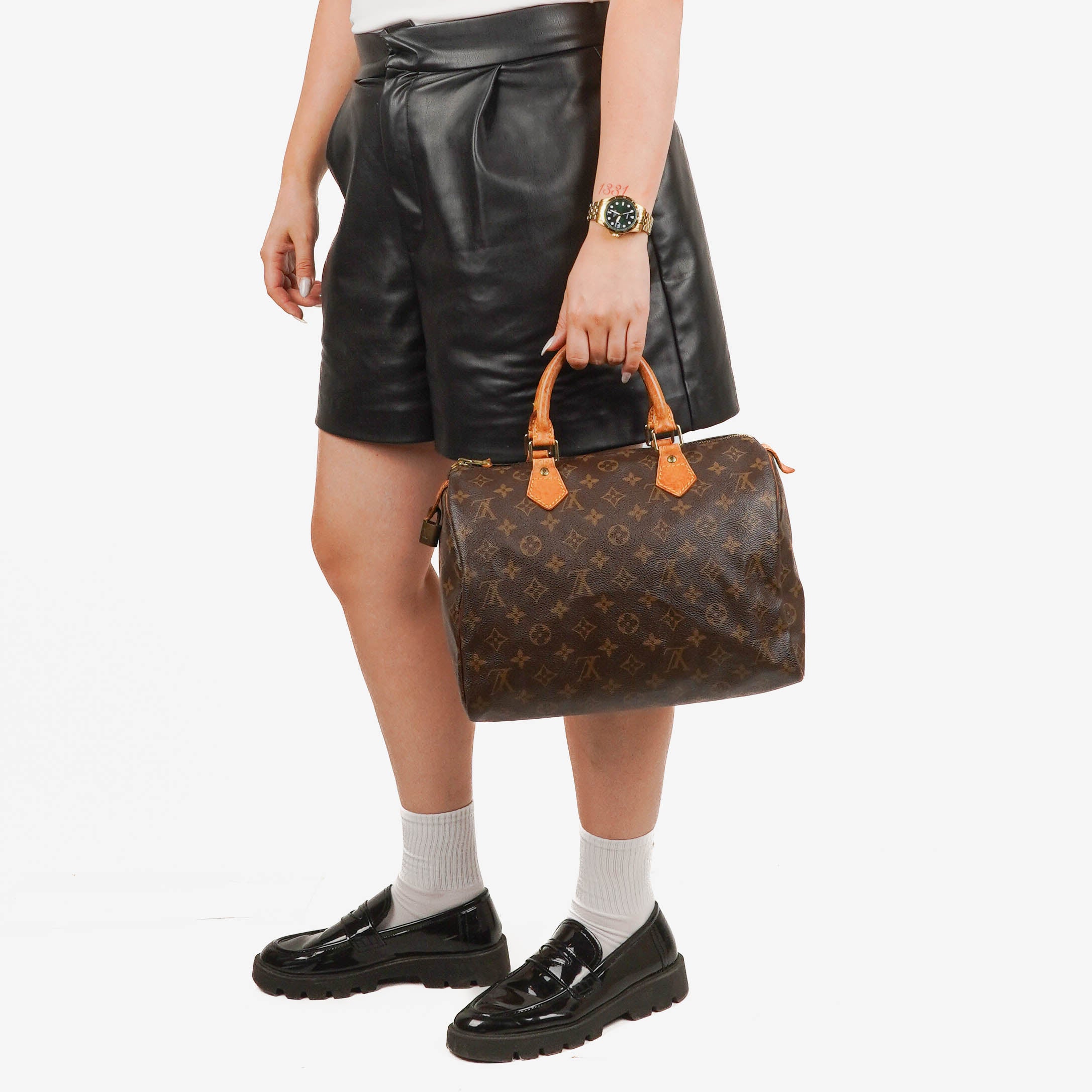 Louis Vuitton Speedy 30 Monogram Canvas Handbag