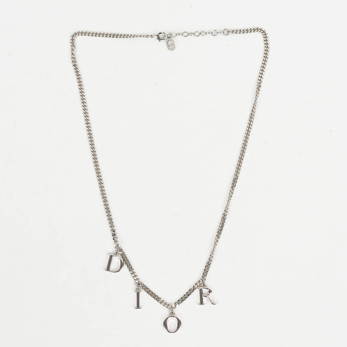 Christian Dior Dior Letters Metal Necklace