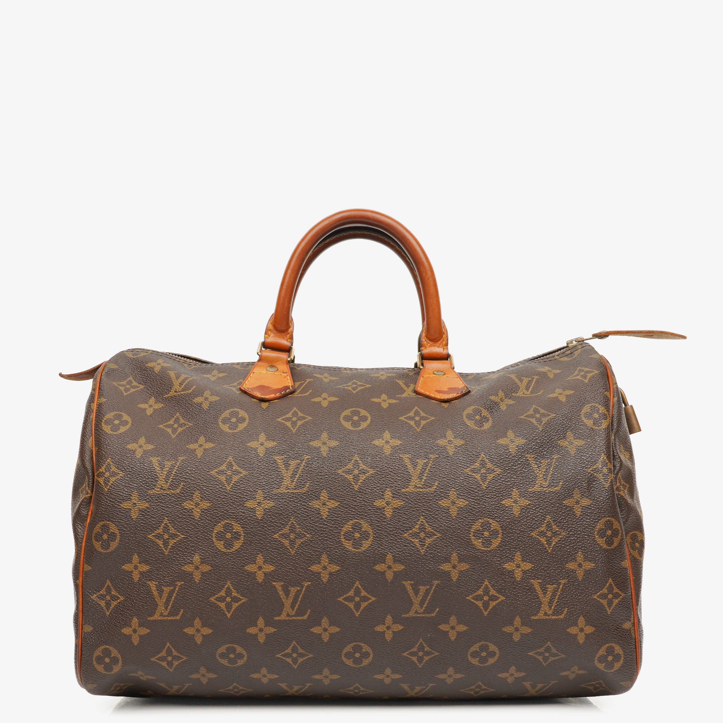 Louis Vuitton Speedy 35 Monogram Canvas Handbag