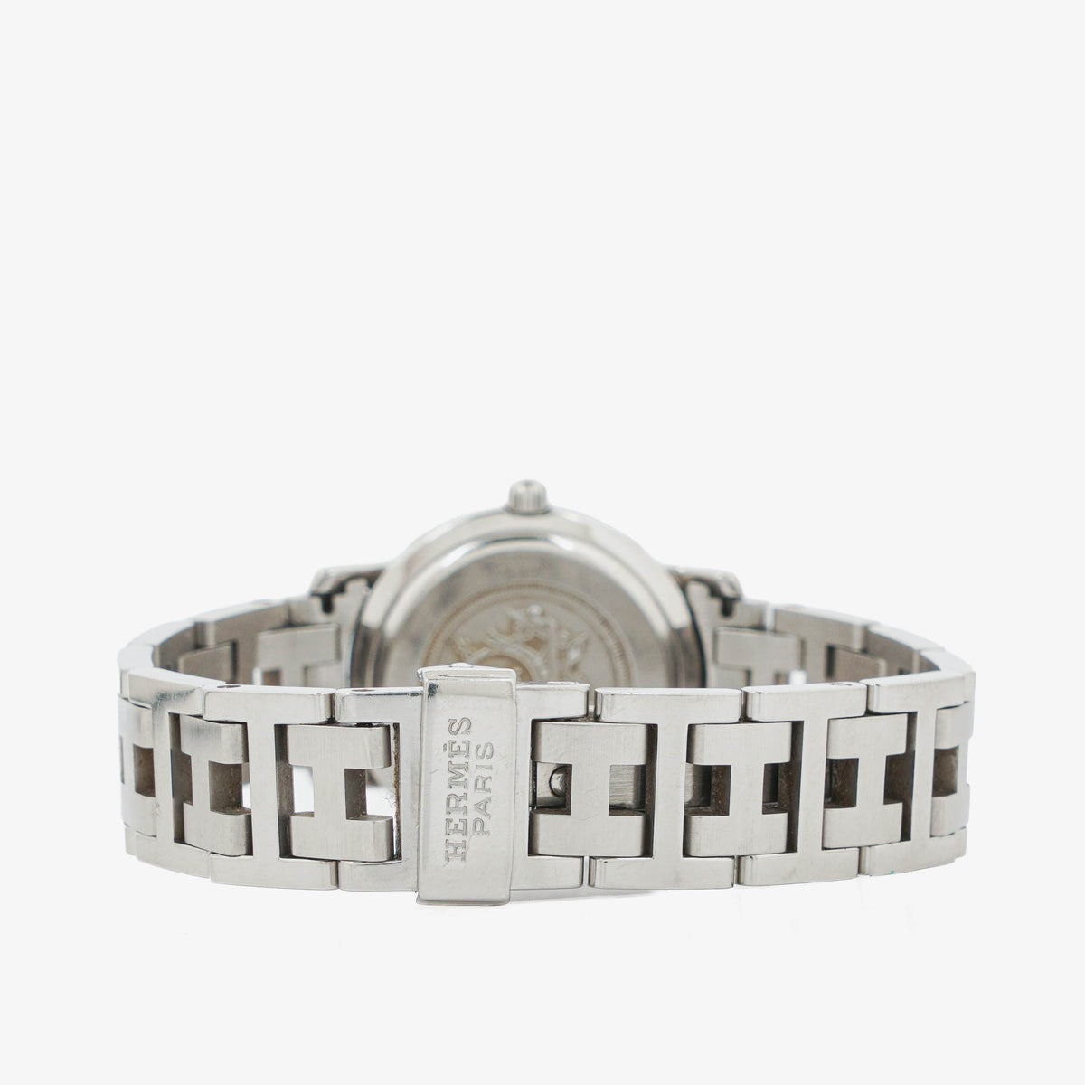 Hermes Clipper Quartz Watch Stainless Steel