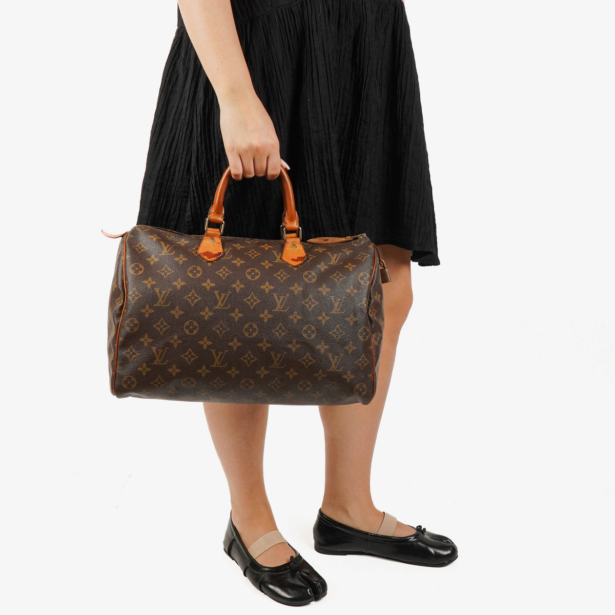 Louis Vuitton Speedy 35 Monogram Canvas Handbag