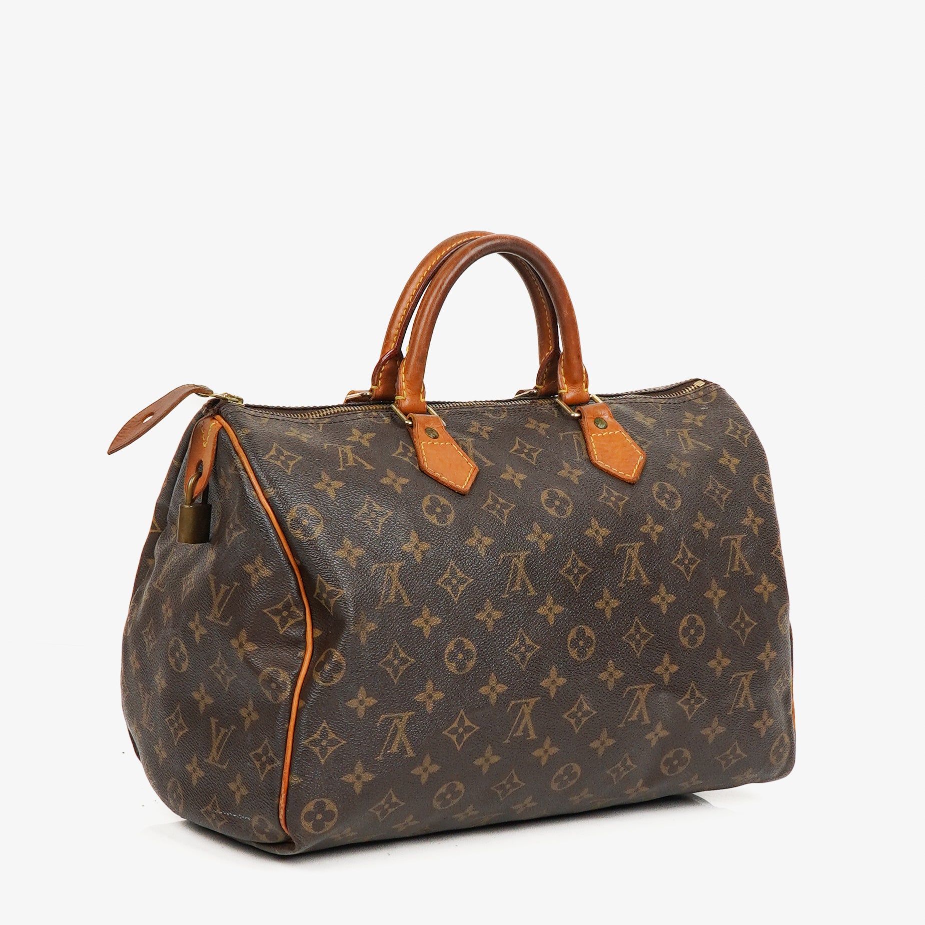 Louis Vuitton Speedy 35 Monogram Canvas Handbag