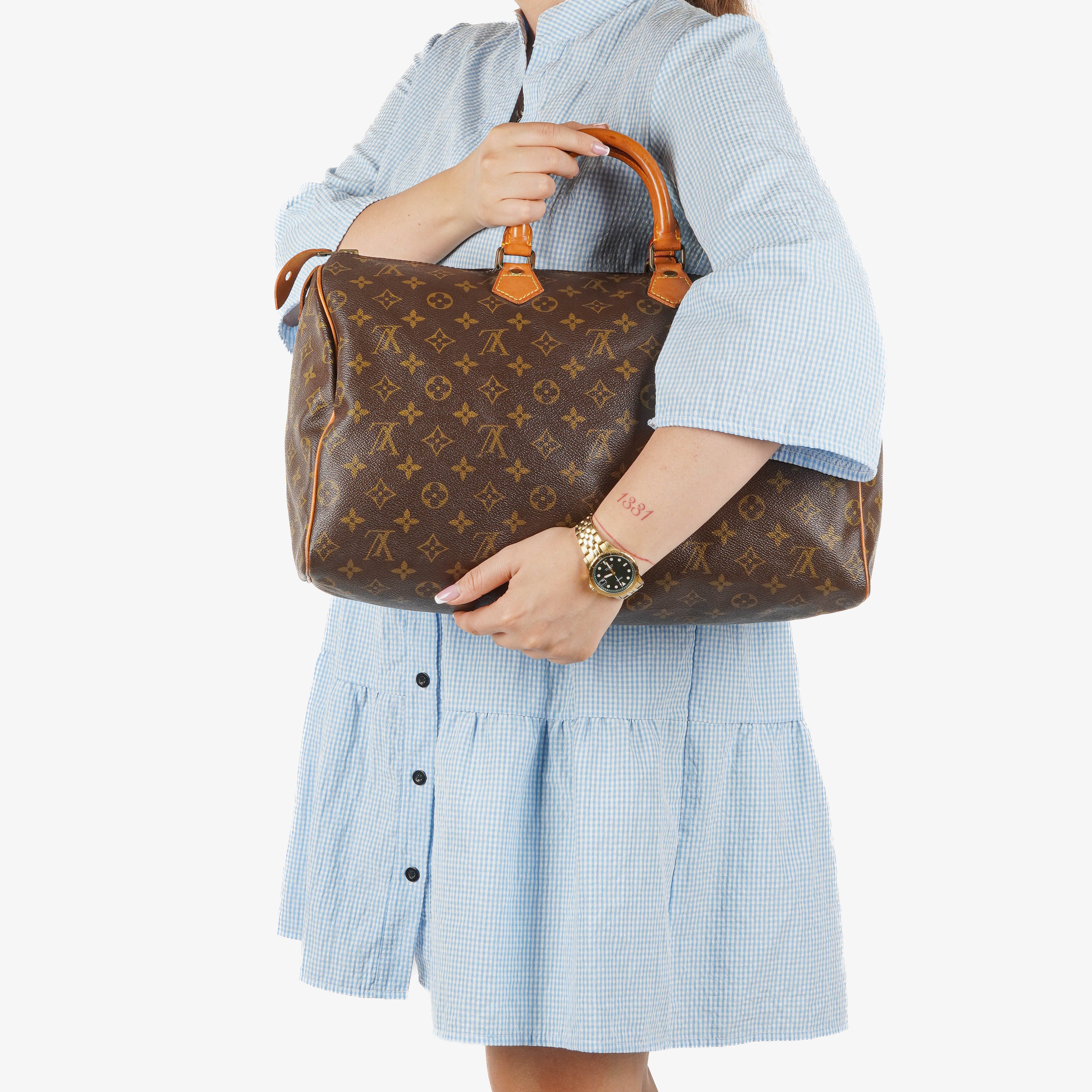Louis Vuitton Speedy 40 Monogram Canvas Bag