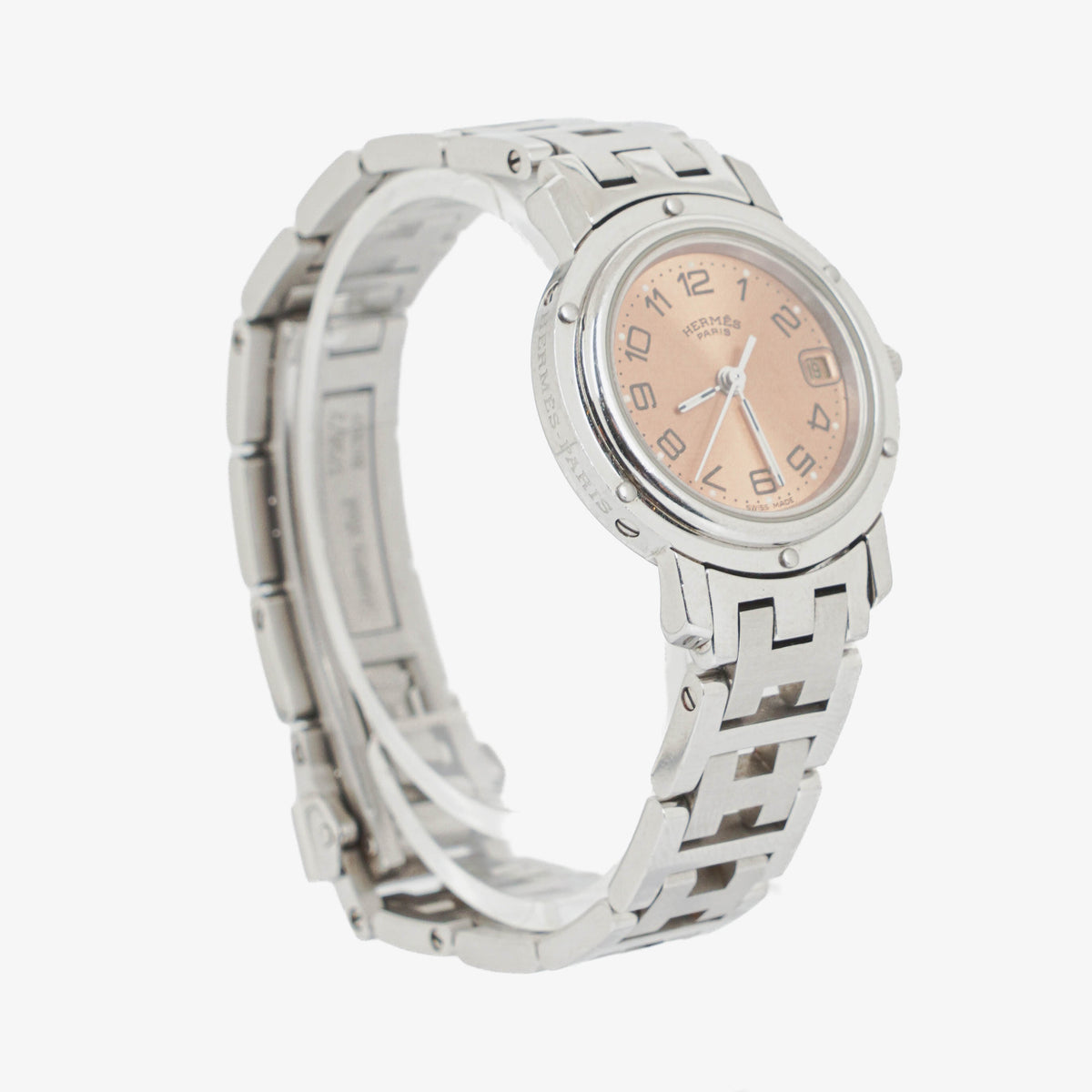Hermes Clipper Quartz Watch Stainless Steel CL4. 210