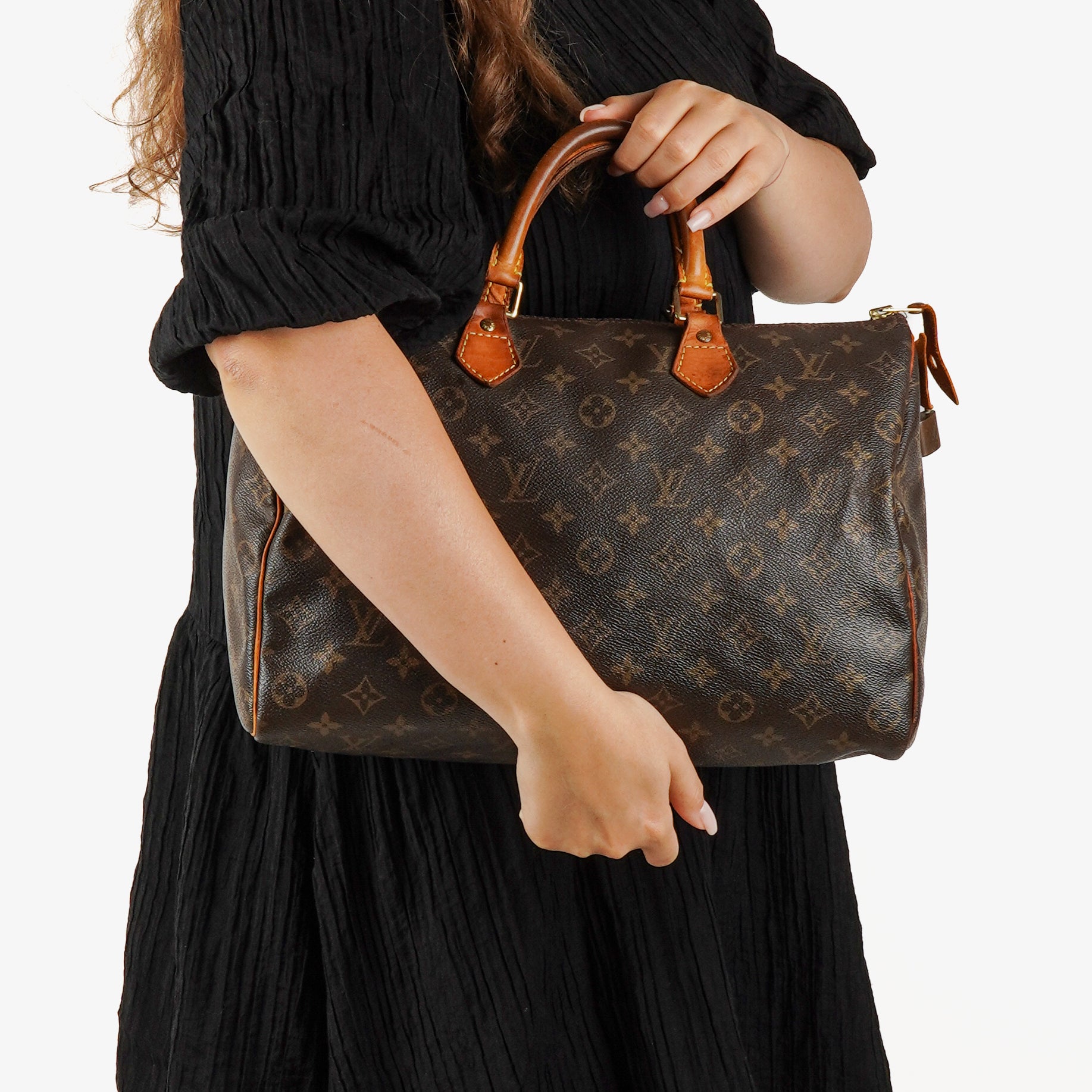 Louis Vuitton Speedy 35 Monogram Canvas Handbag