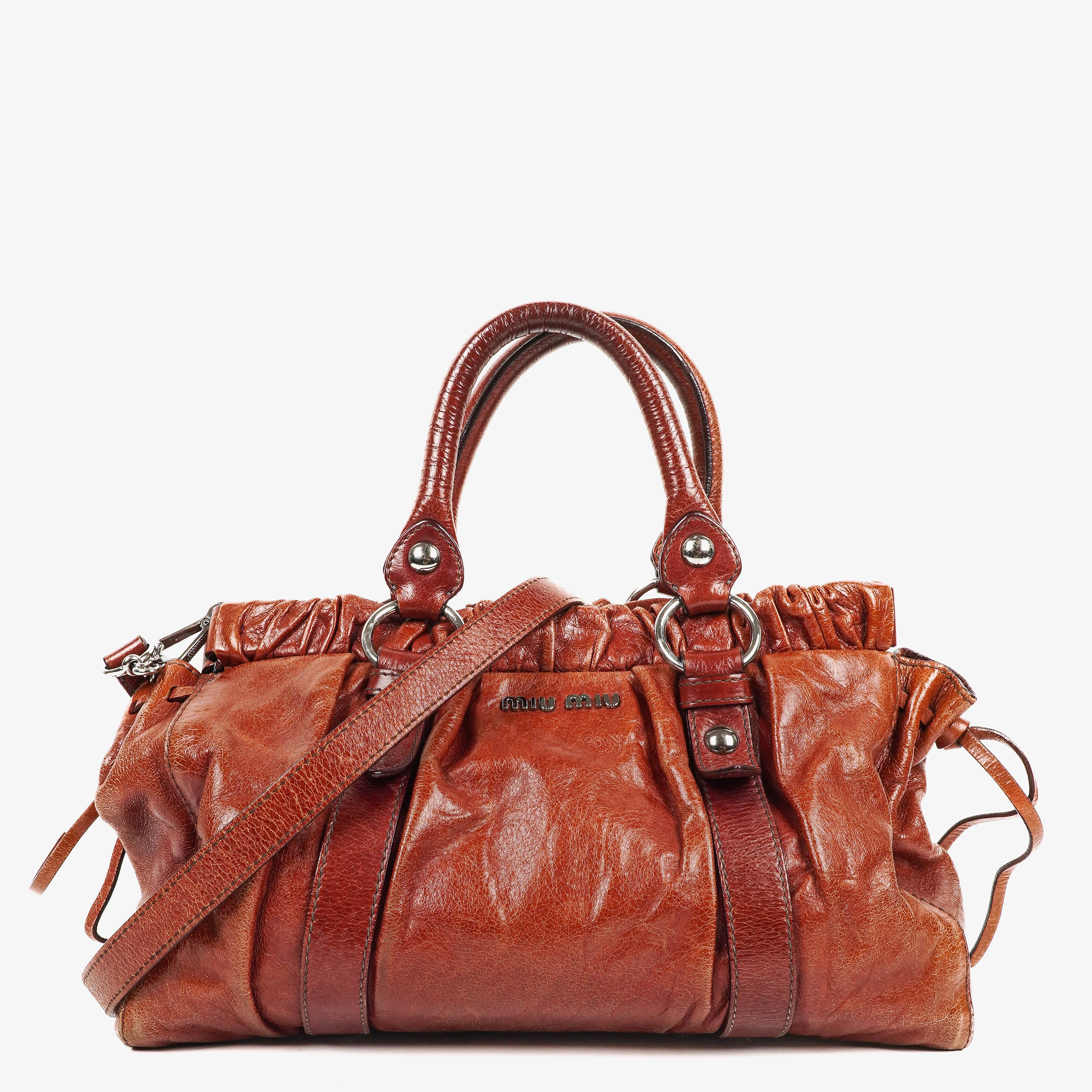 Miu Miu Vitello Satchel Bag
