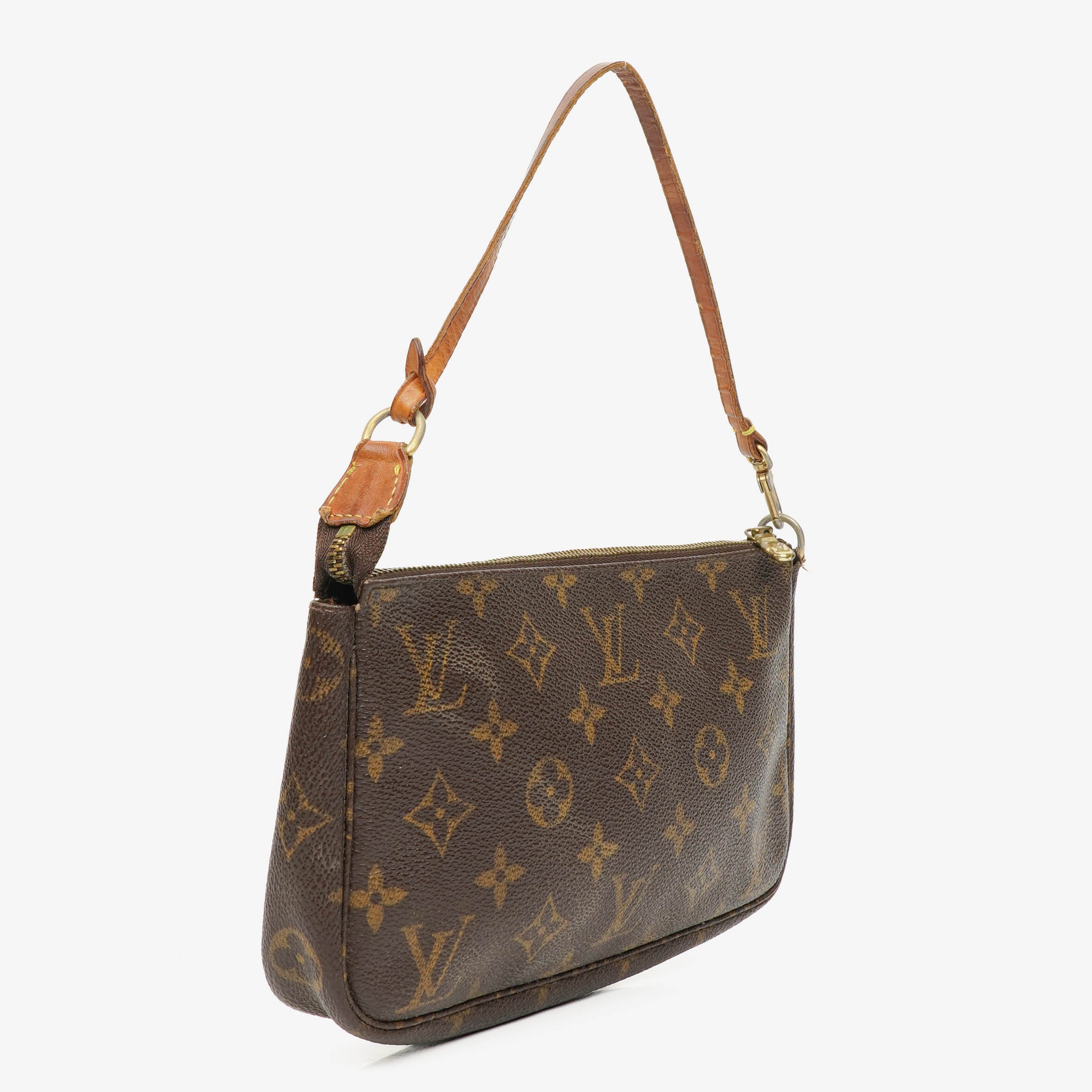 Louis Vuitton Pochette Accessoires Monogram Canvas Clutch Handbag
