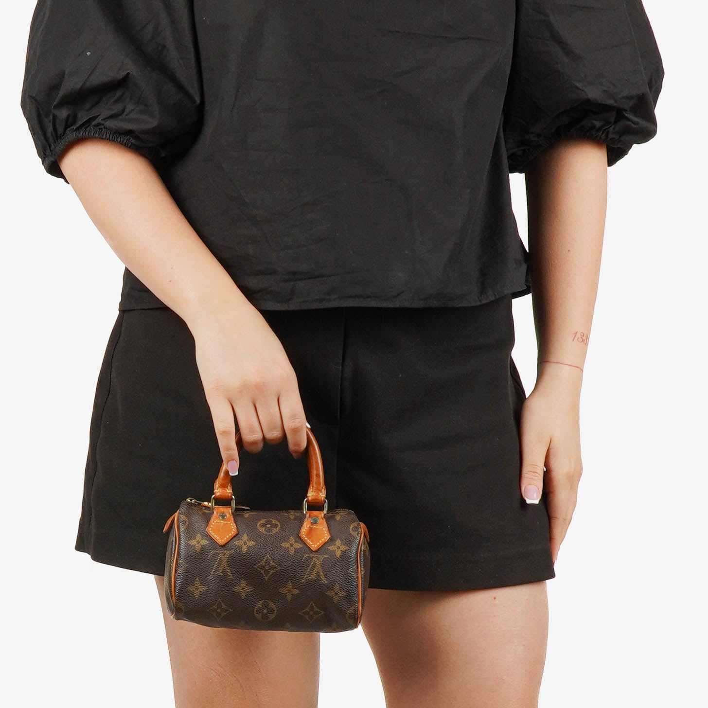 Louis Vuitton Nano Speedy Monogram Canvas Mini Bag