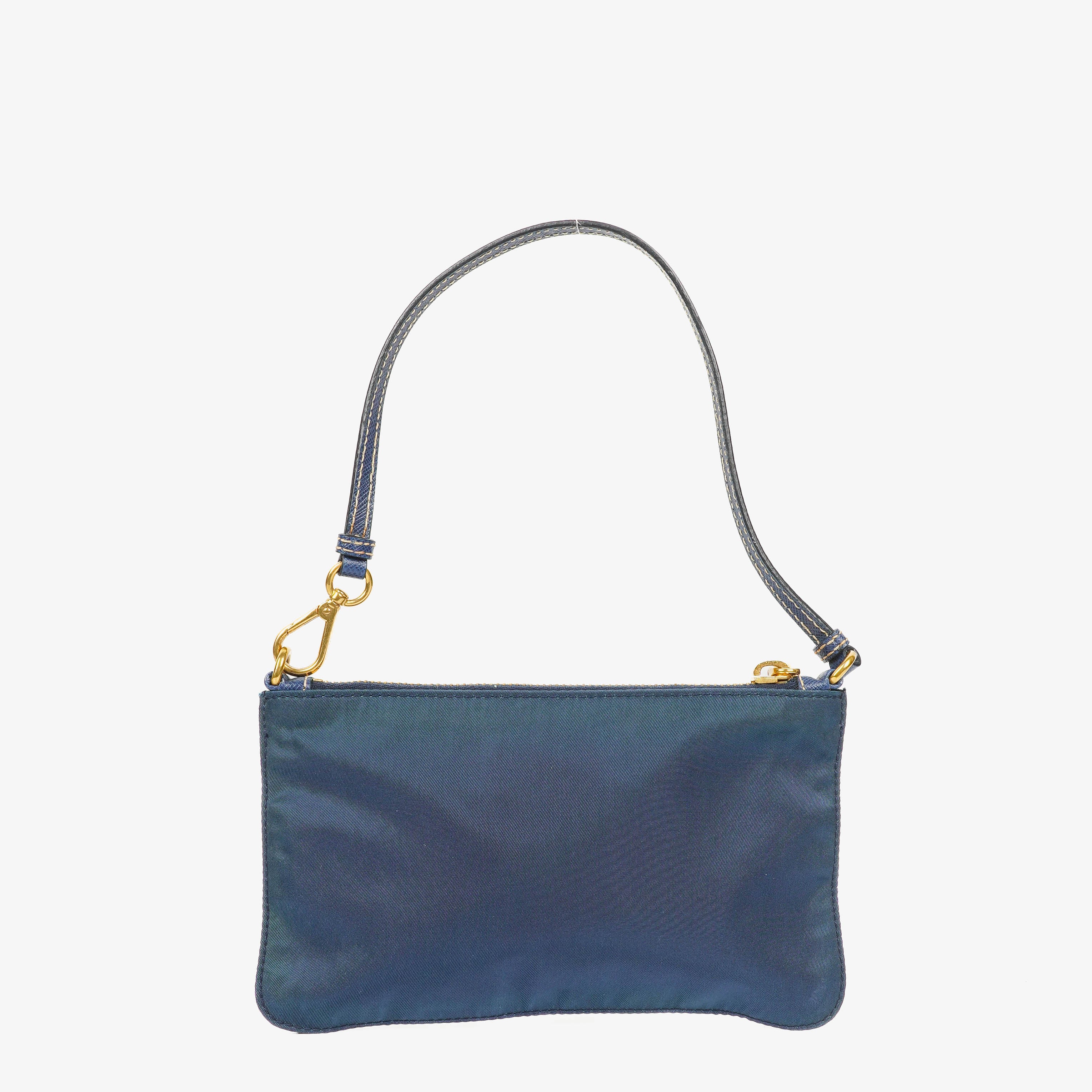Prada Blue Nylon Small Bag