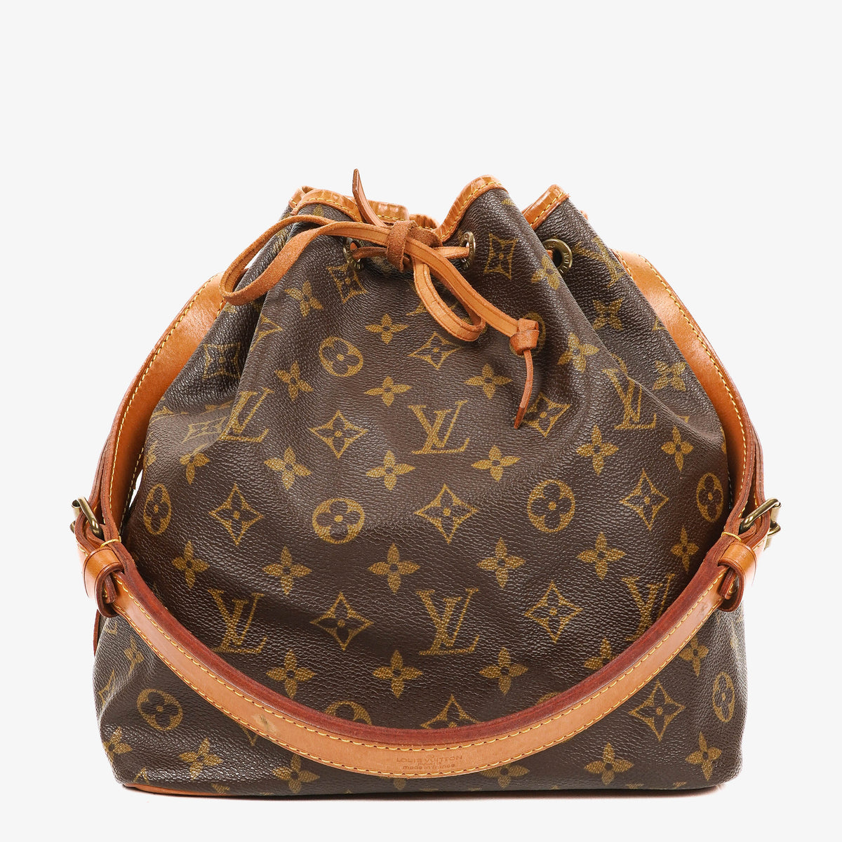 Louis Vuitton Petit Noe Monogram Canvas Shoulder Bag