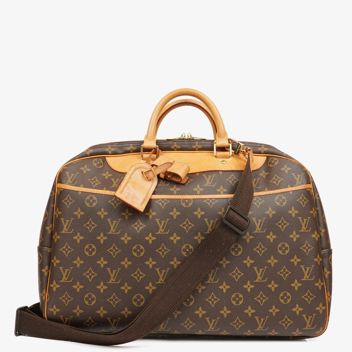 Louis Vuitton Alize 45 Monogram Coated Canvas Travel Bag