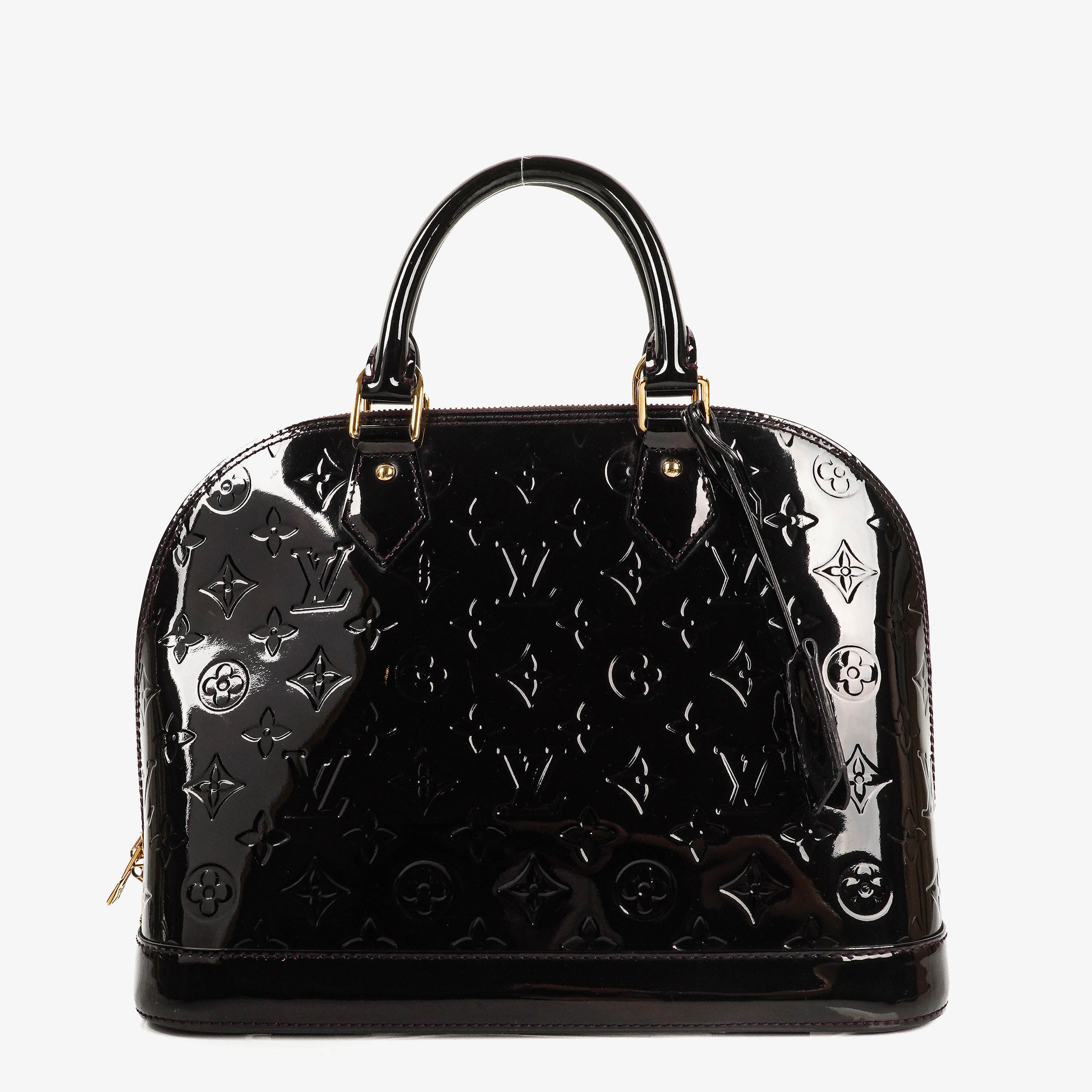 Louis Vuitton Alma GM Monogram Vernis Leather Handbag