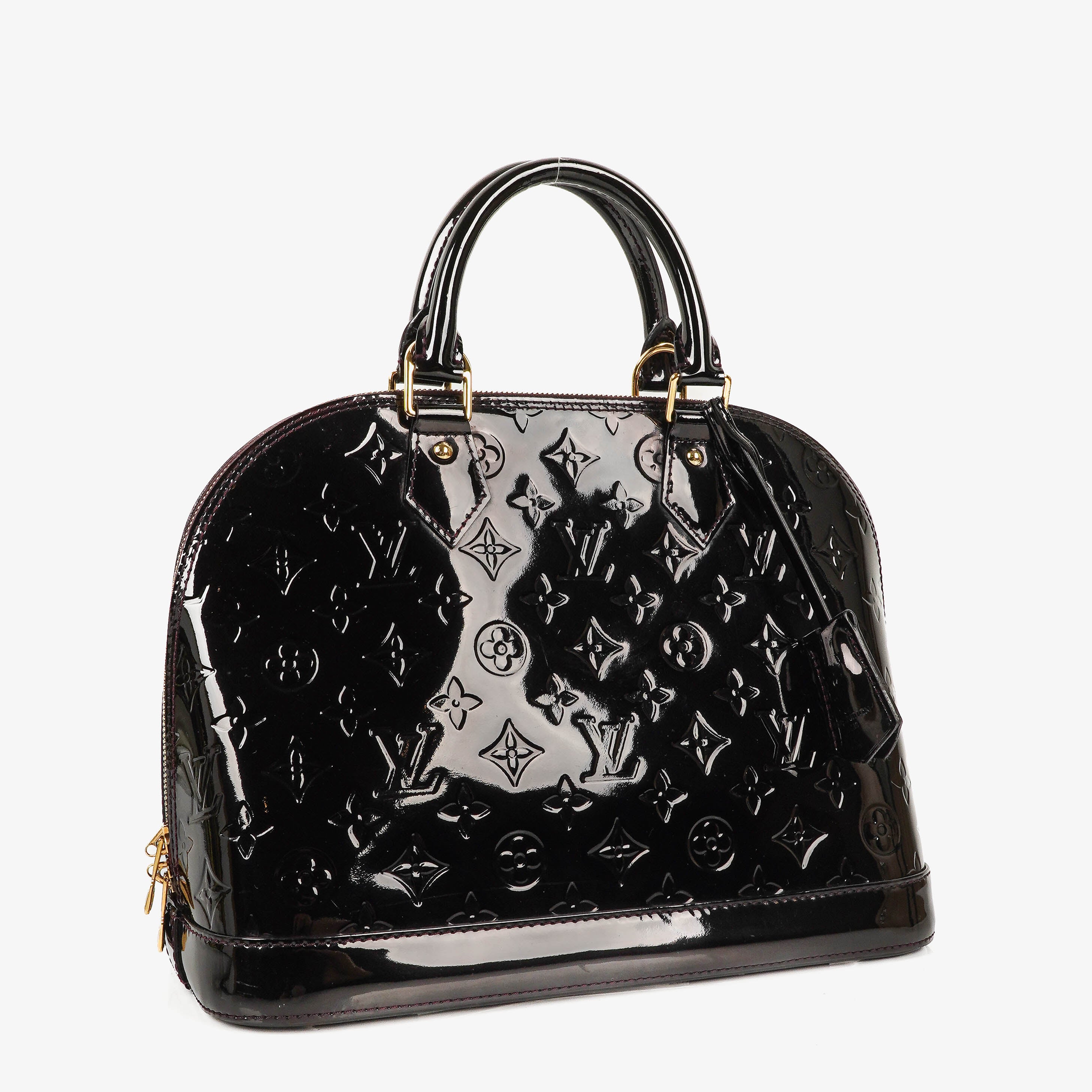 Louis Vuitton Alma GM Monogram Vernis Leather Handbag