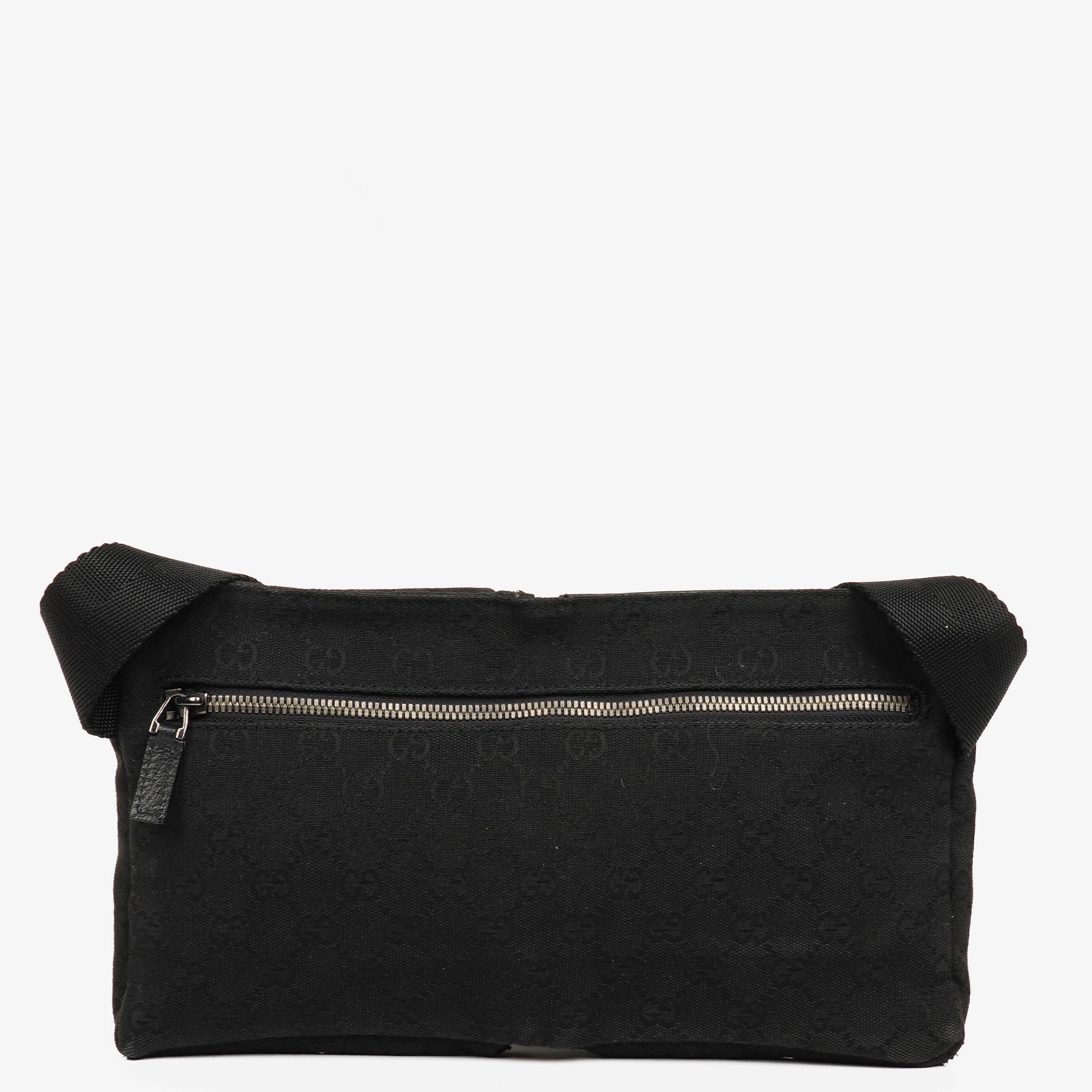 Gucci GG Black Monogram Canvas Belt Bag