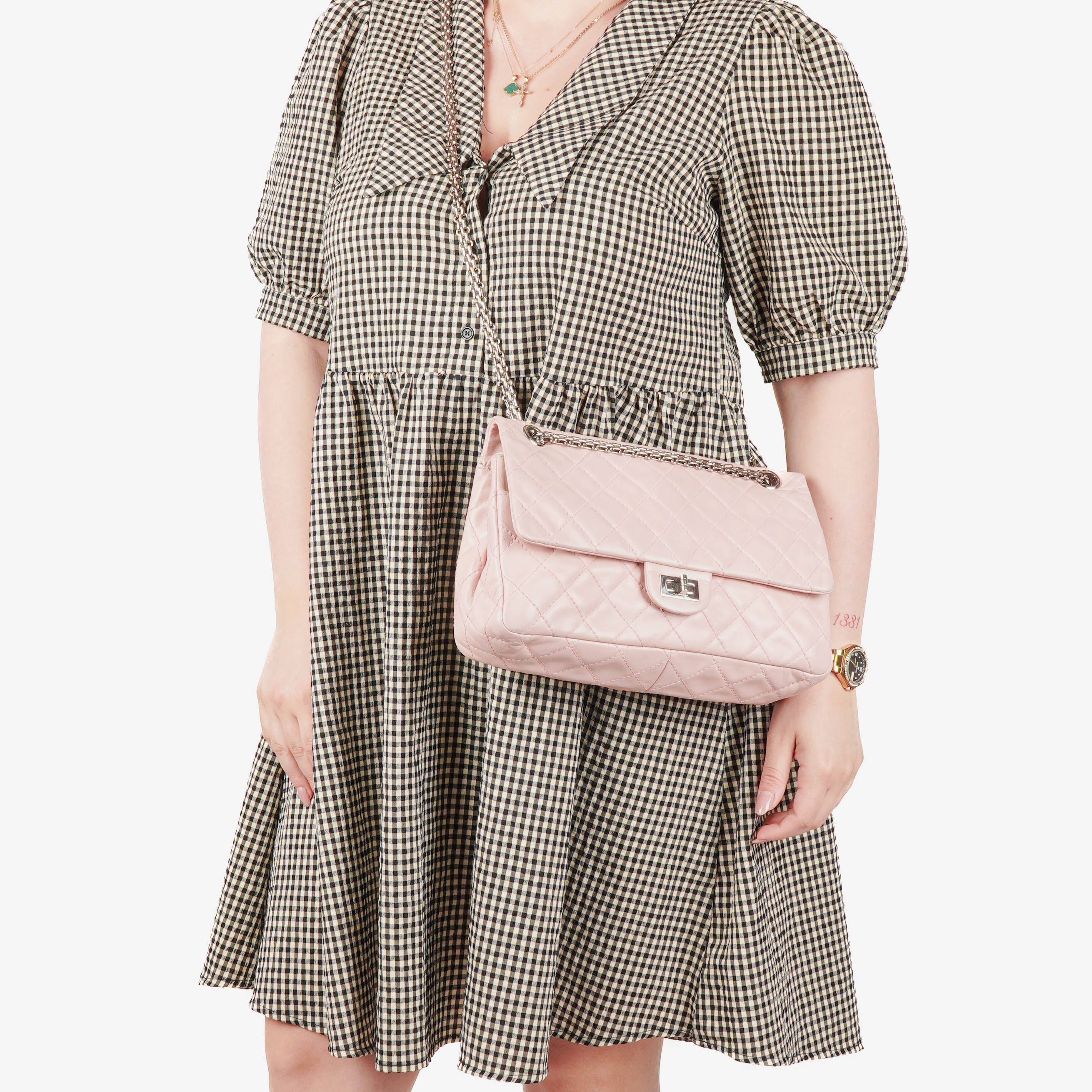 Chanel 2.55 Reissue 227 Quilted Leather Flap Bag