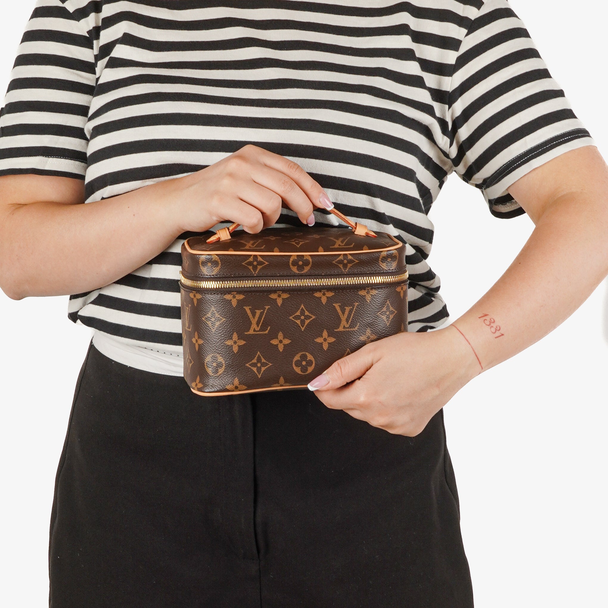 Louis Vuitton Mini Nice Monogram Canvas Vanity Case