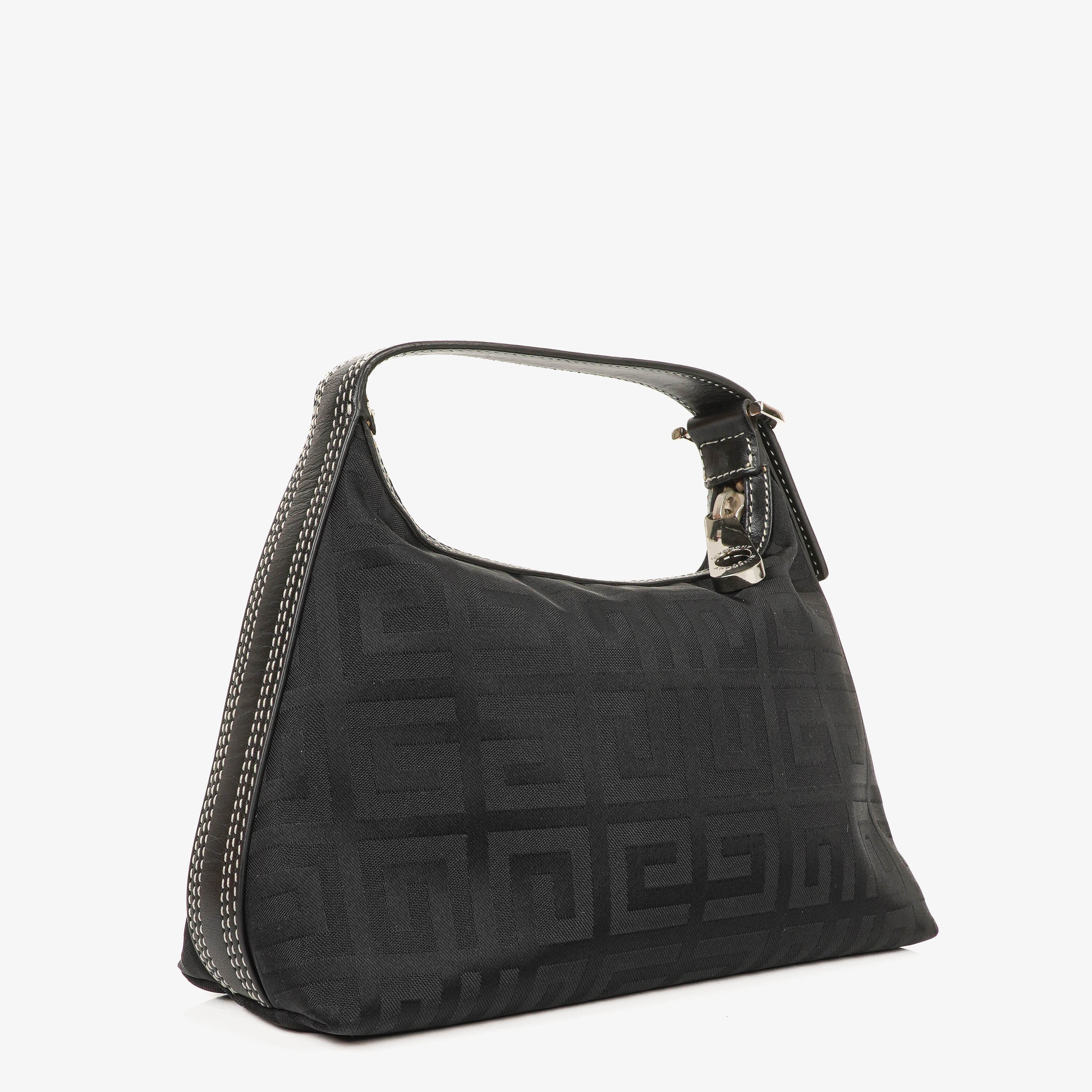 Givenchy Black Nylon Hobo Bag