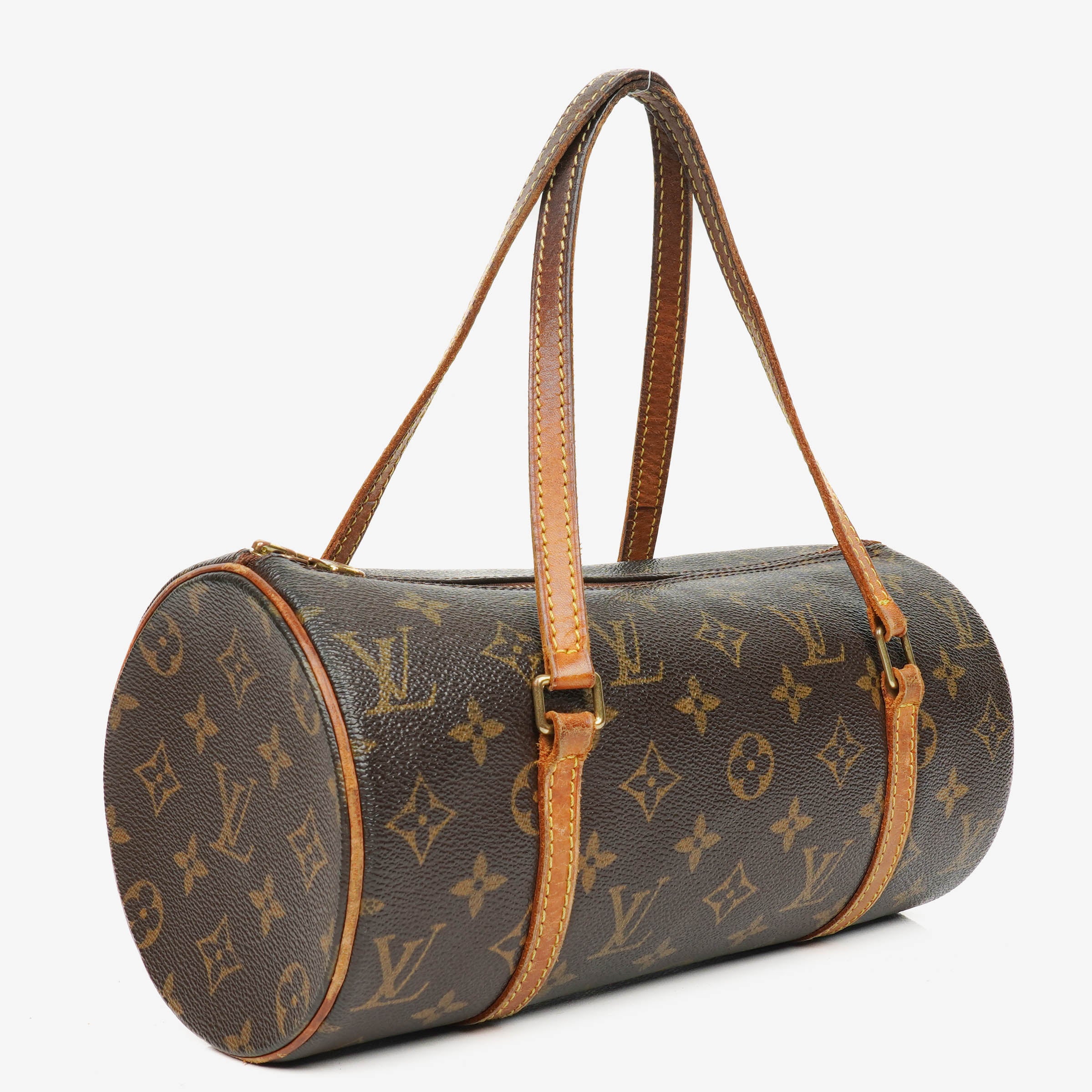 Louis Vuitton Papillon 25 Vintage Monogram Canvas Handbag