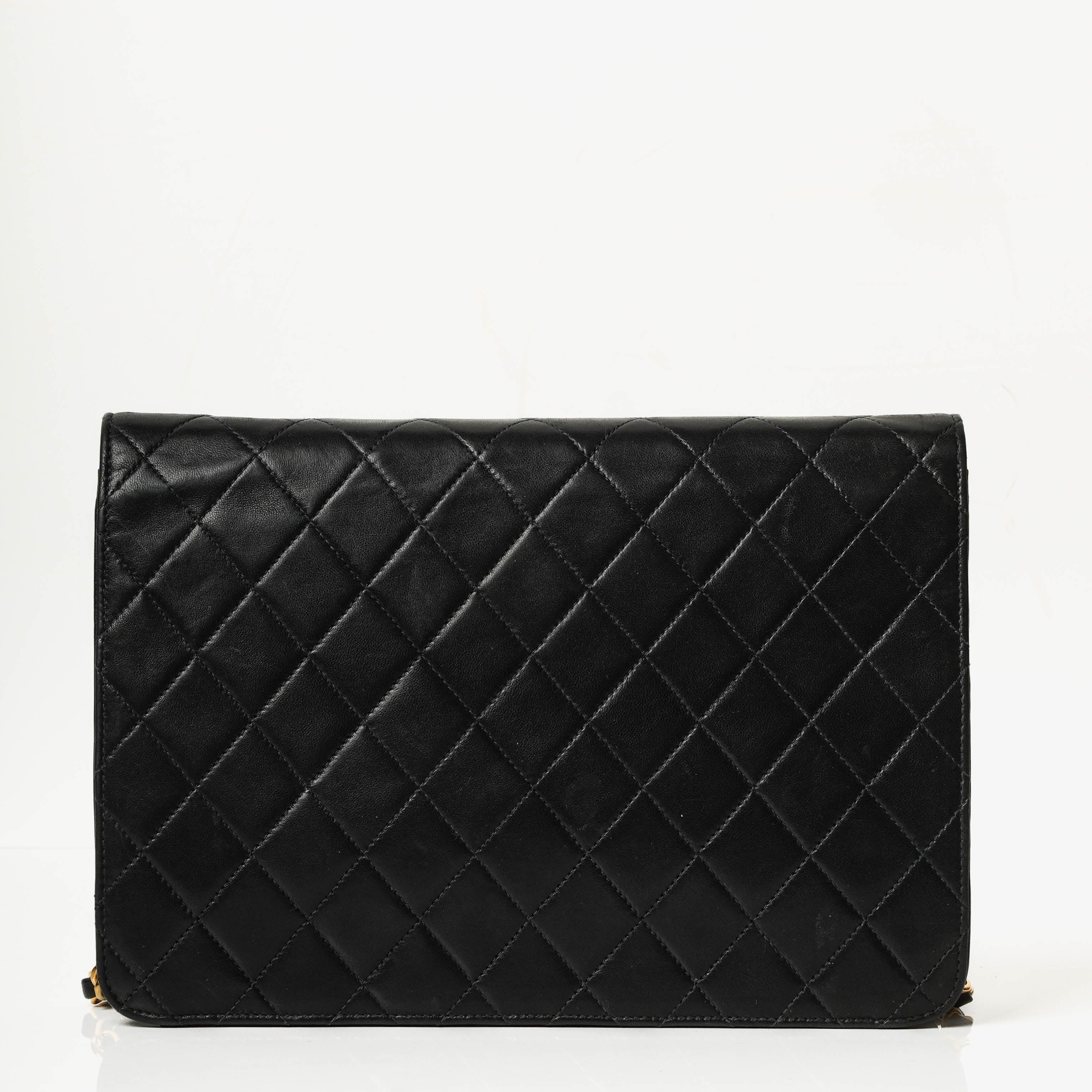 Chanel Classic Single Flap Bag Quilted Lambskin With 24K Gold-Plated Hardware