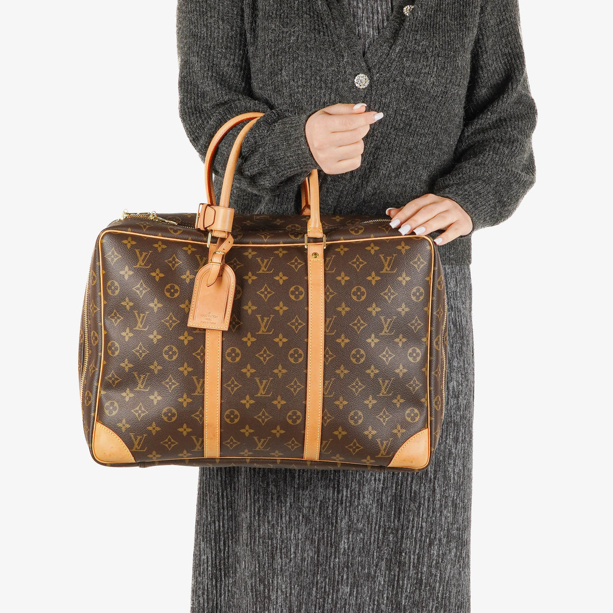 Louis Vuitton Sirius 45 Monogram Canvas Travel Bag