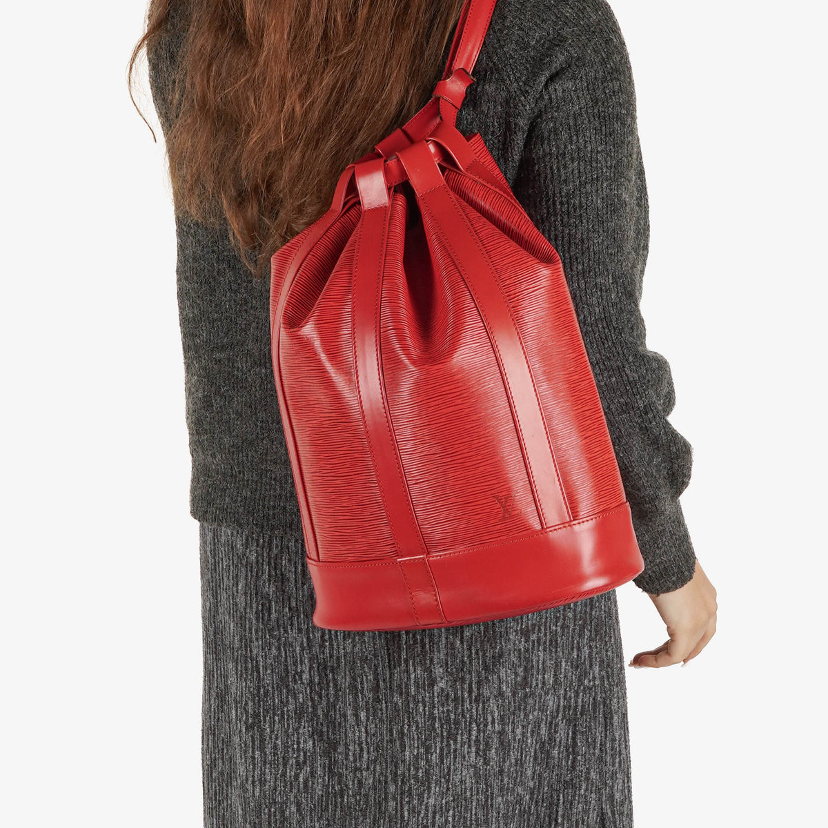 Louis Vuitton Randonnee PM EPI Red Canvas Backpack
