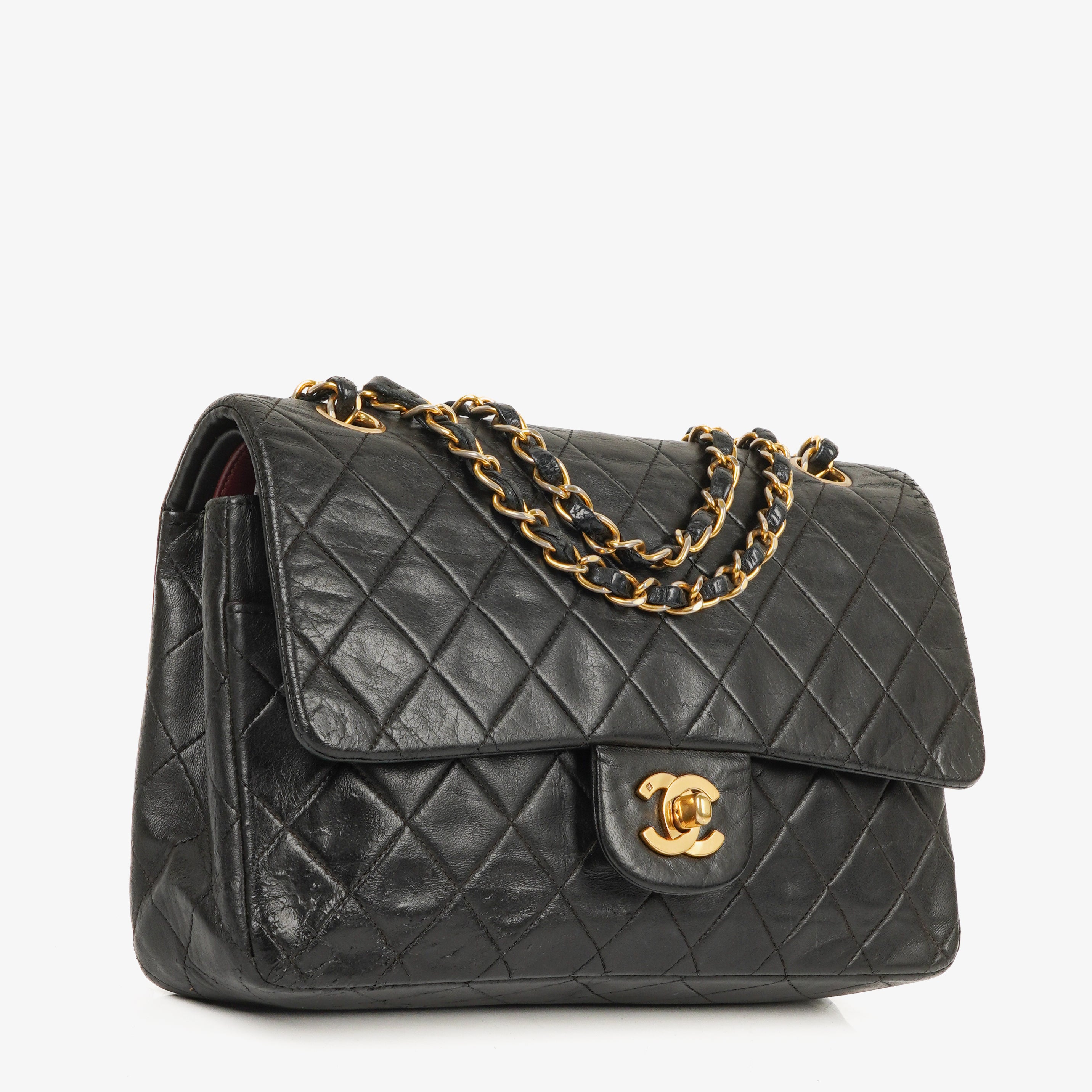 Chanel Classic Double Flap Bag Quilted Lambskin With 24K Gold-Plated Hardware