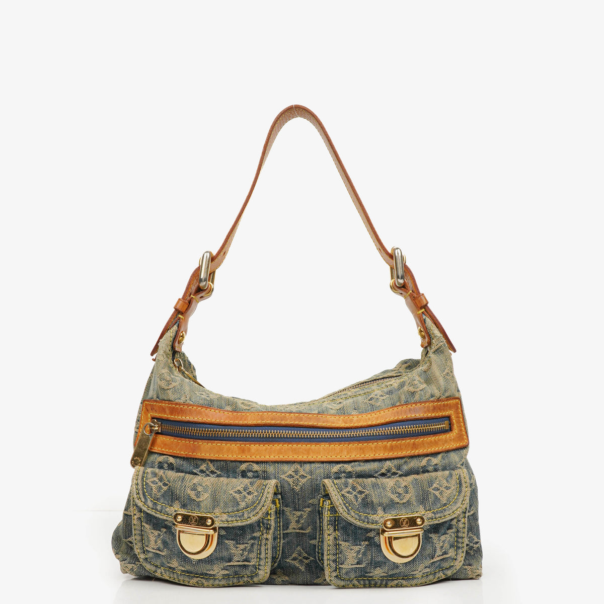 Louis Vuitton Baggy PM Monogram Denim Shoulder Bag