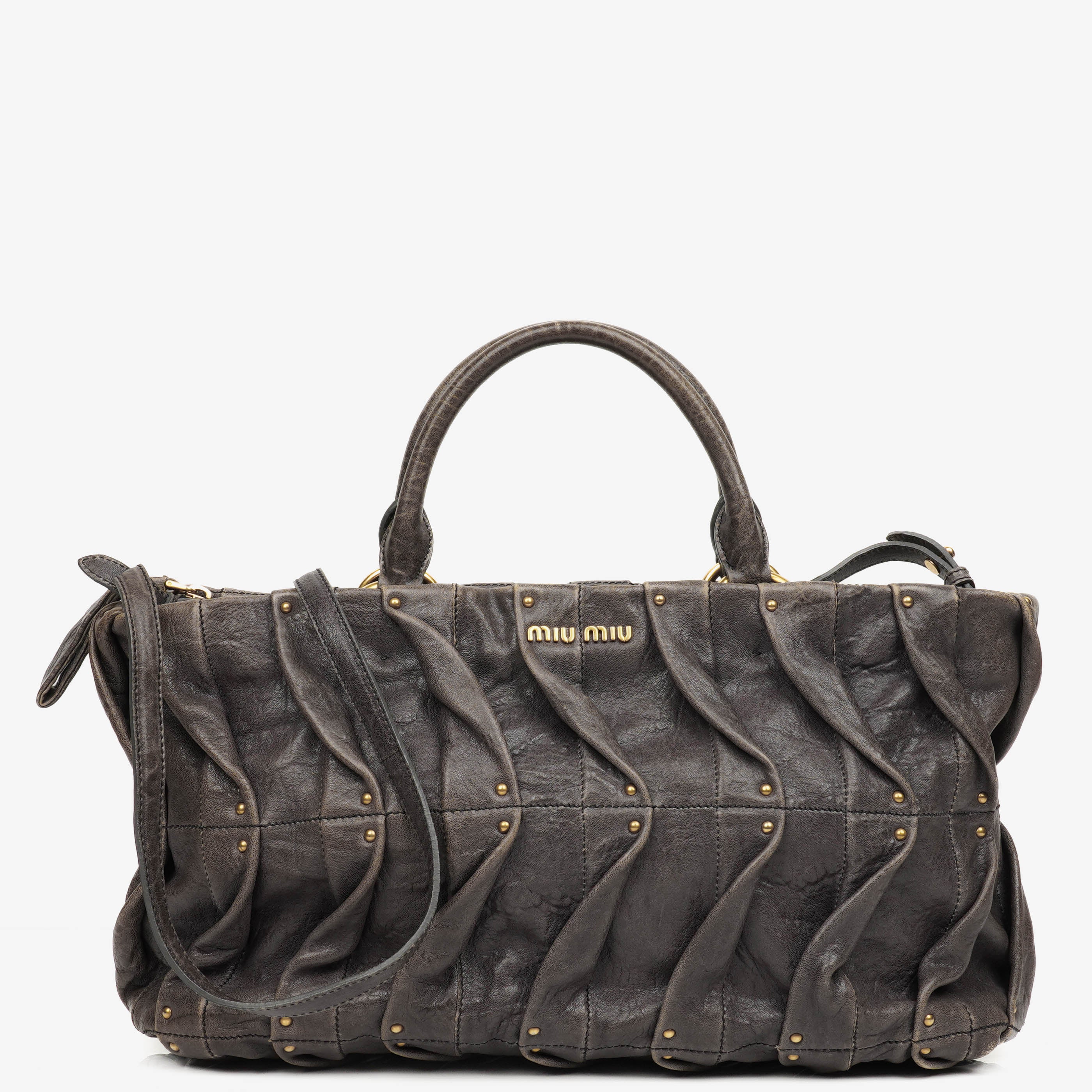 Miu Miu Matelassé Satchel Bag