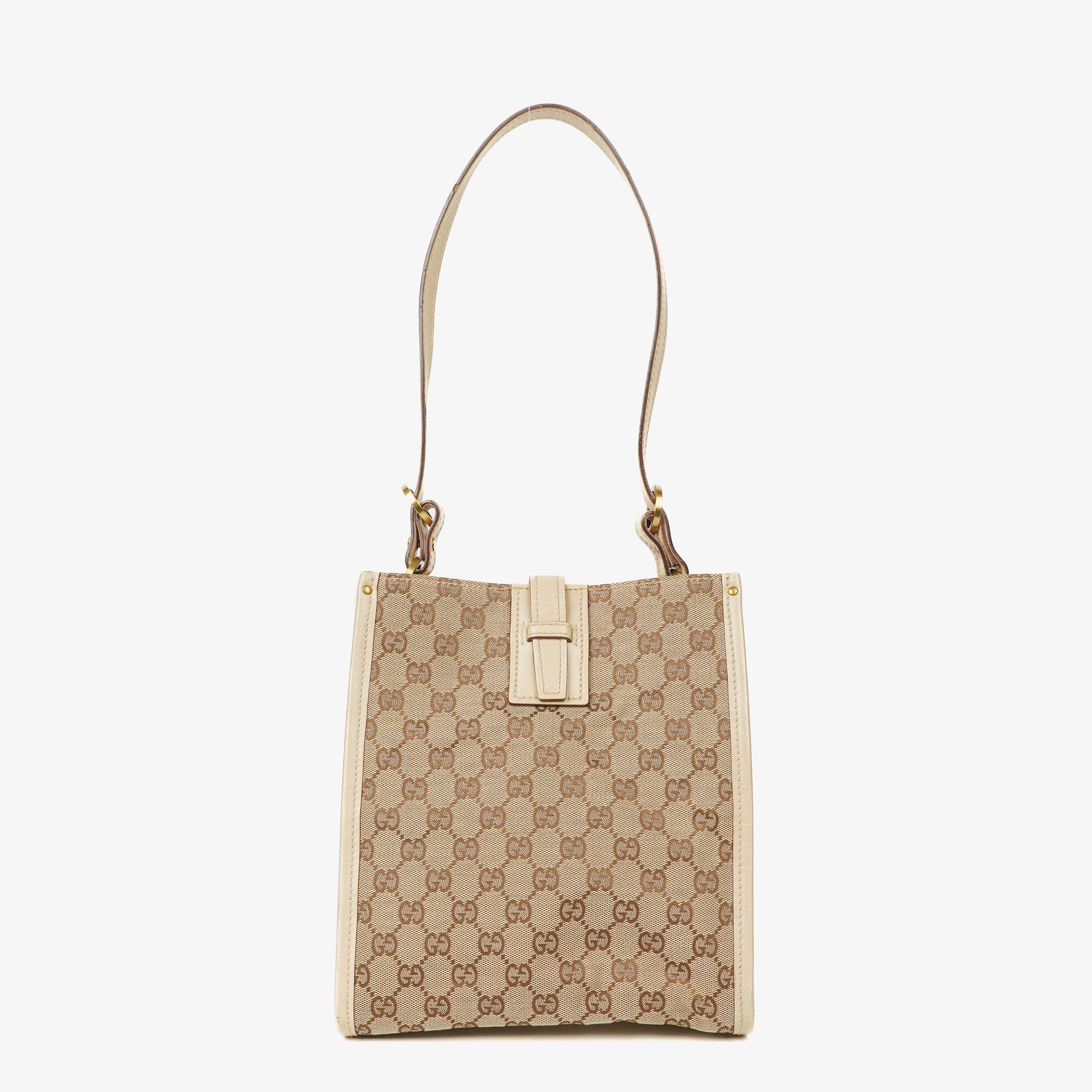 Gucci GG Canvas Beige Shoulder Bag