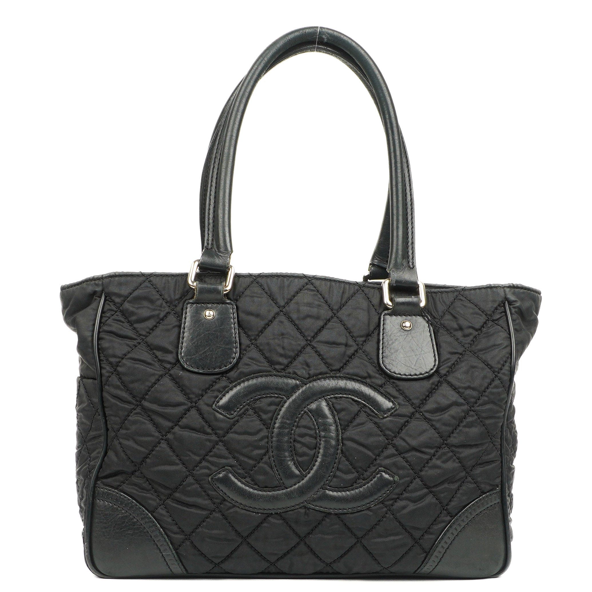 Chanel Black Paris New York Line Tote Bag