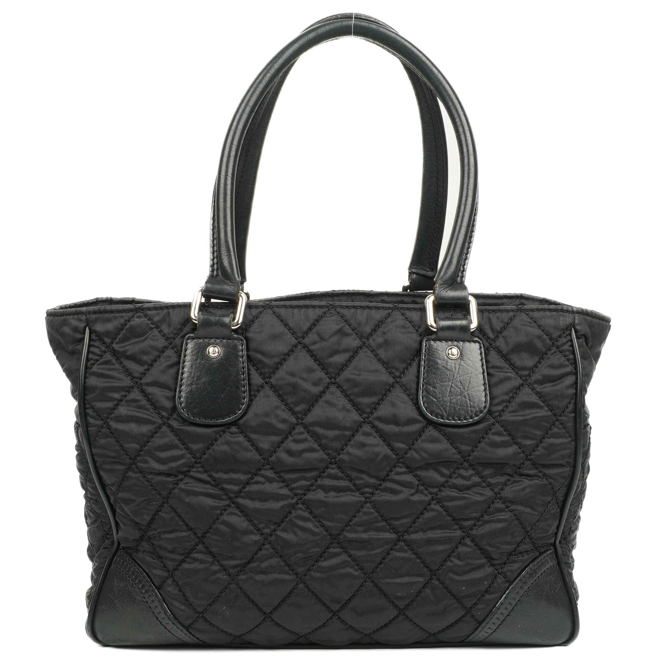 Chanel Black Paris New York Line Tote Bag